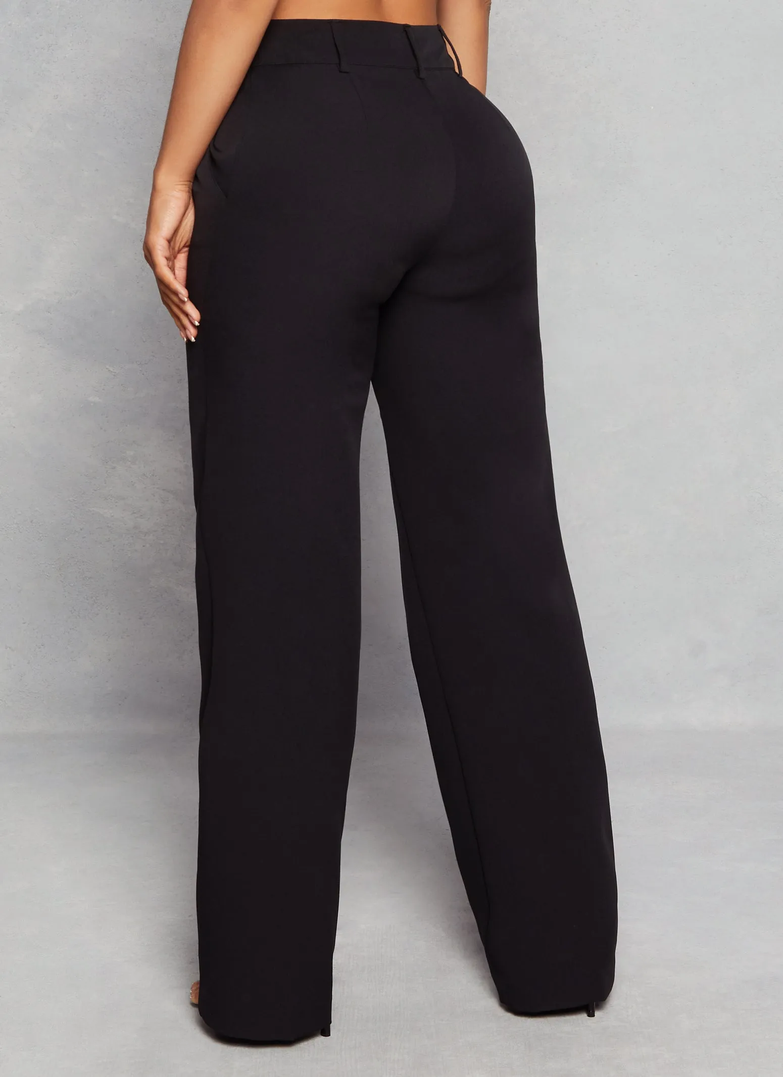 Crepe Knit High Waist Trousers sold by Rainbow product image thumbnail 3