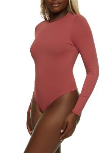 Crew Neck Long Sleeve Bodysuit sold by Rainbow