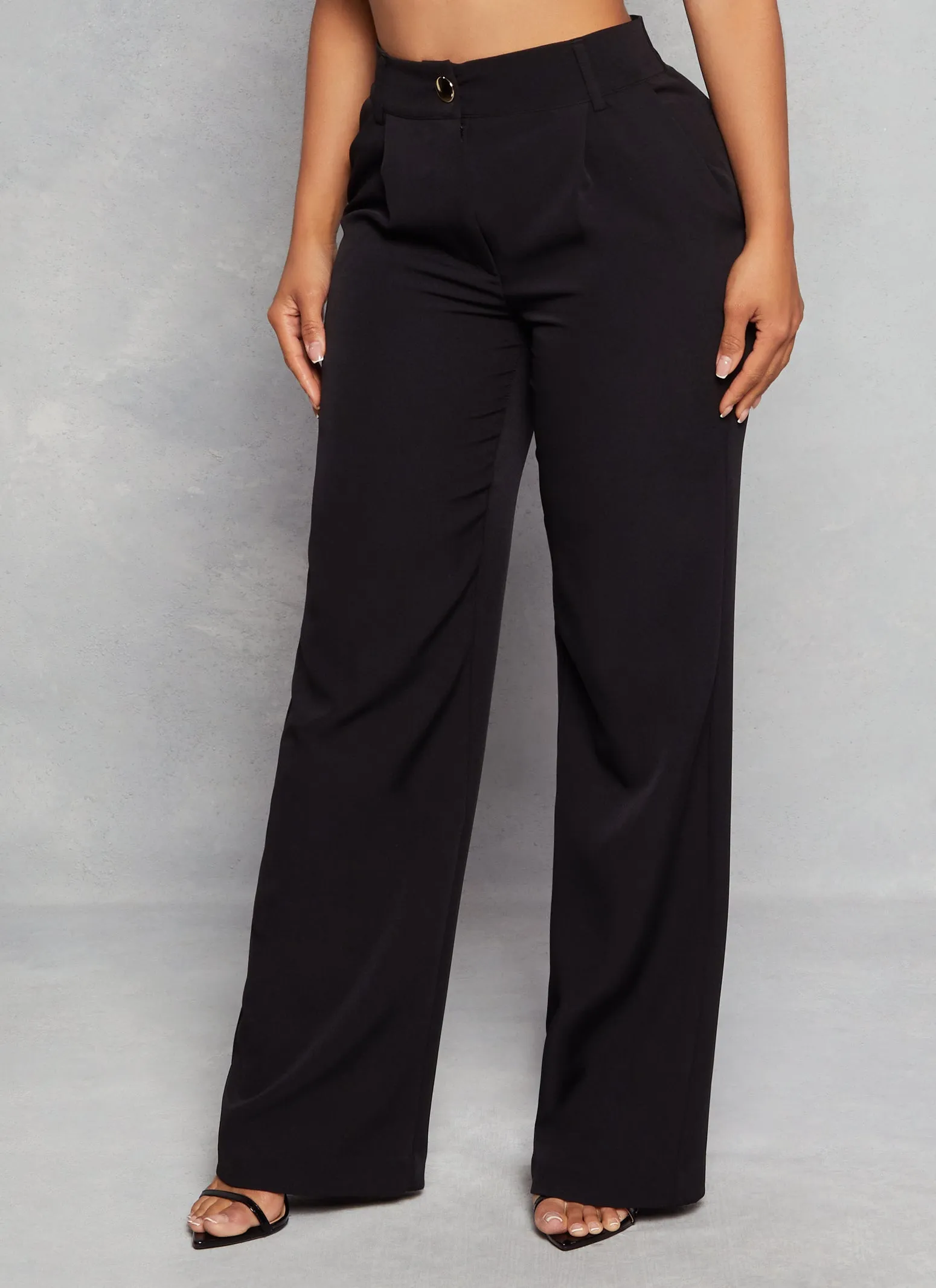 Crepe Knit High Waist Trousers sold by Rainbow product image thumbnail 2