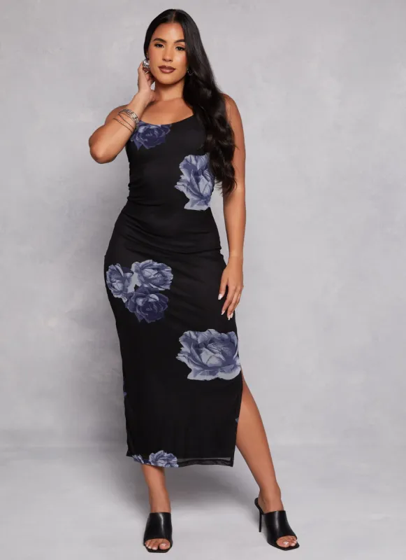 Floral Pattern Cami Maxi Dress sold by Rainbow
