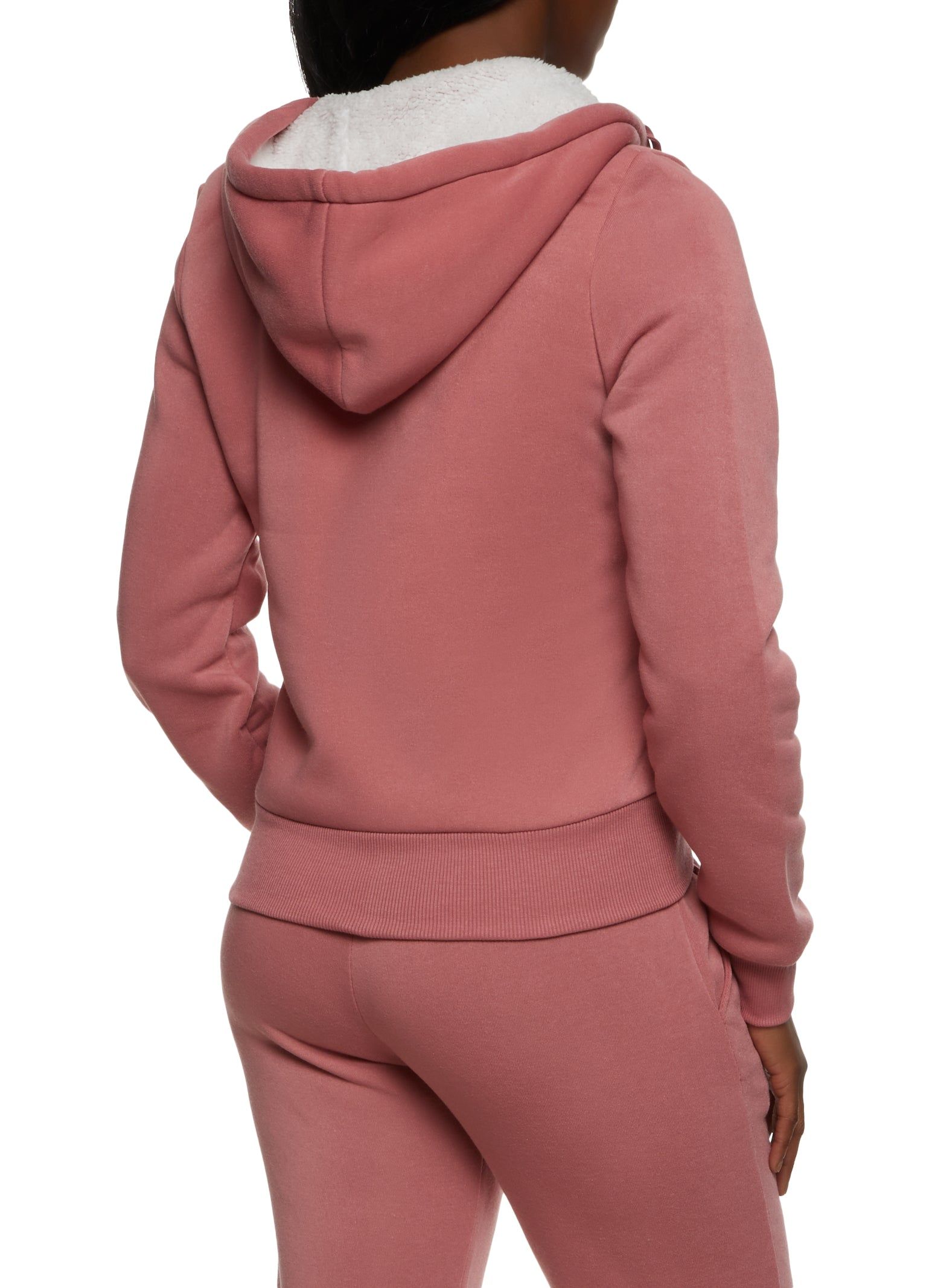 Zip Up Fleece Hoodie sold by Rainbow product image thumbnail 3
