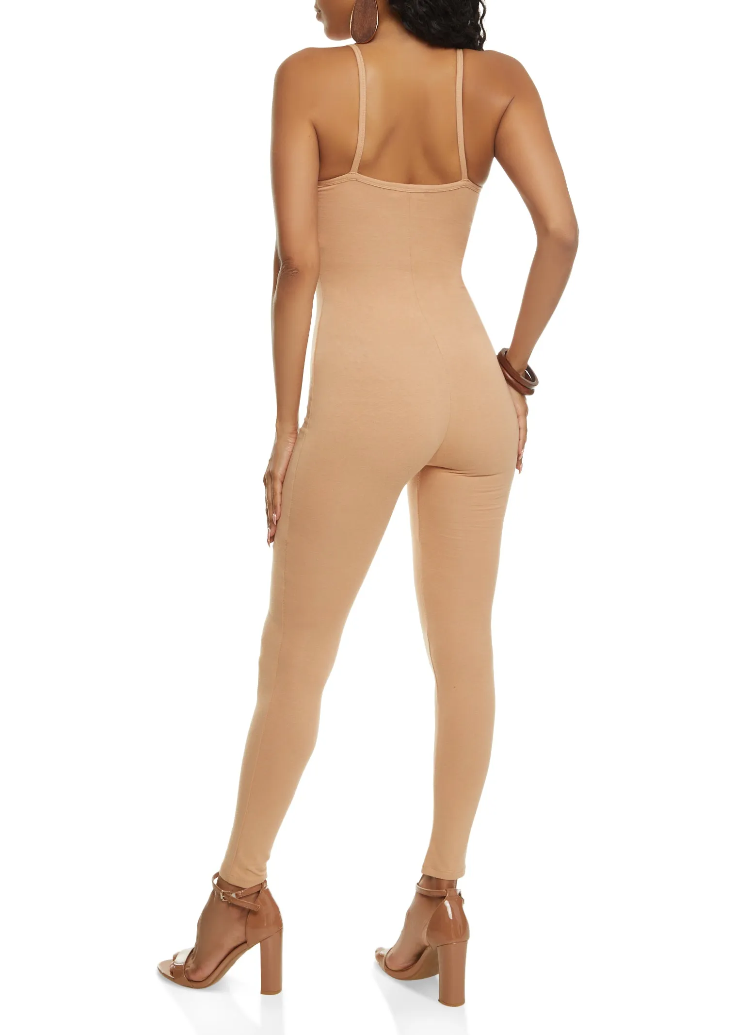 Solid Scoop Neck Cami Catsuit sold by Rainbow product image thumbnail 2