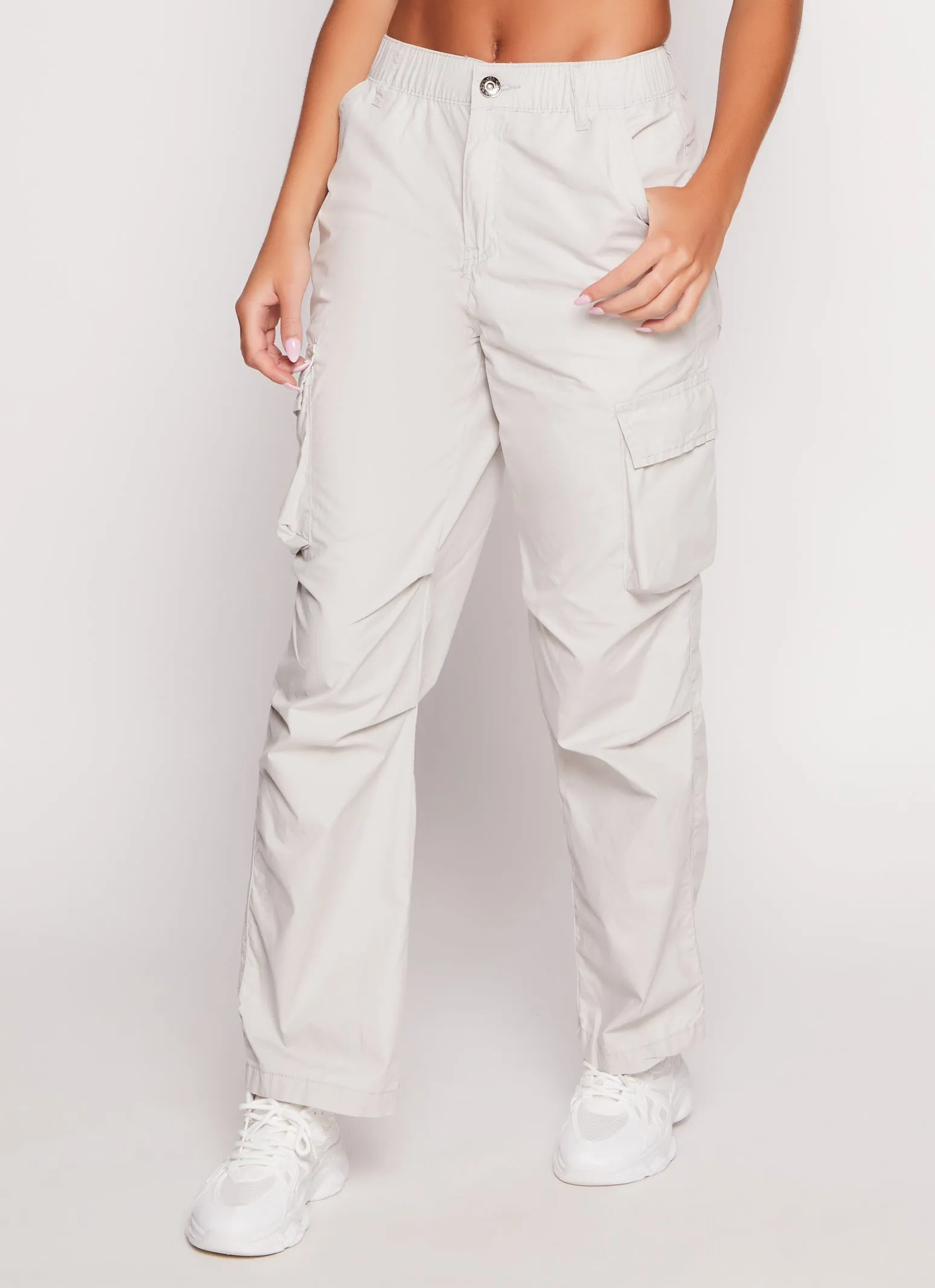 Poplin High Waist Cargo Pants sold by Rainbow product image thumbnail 2
