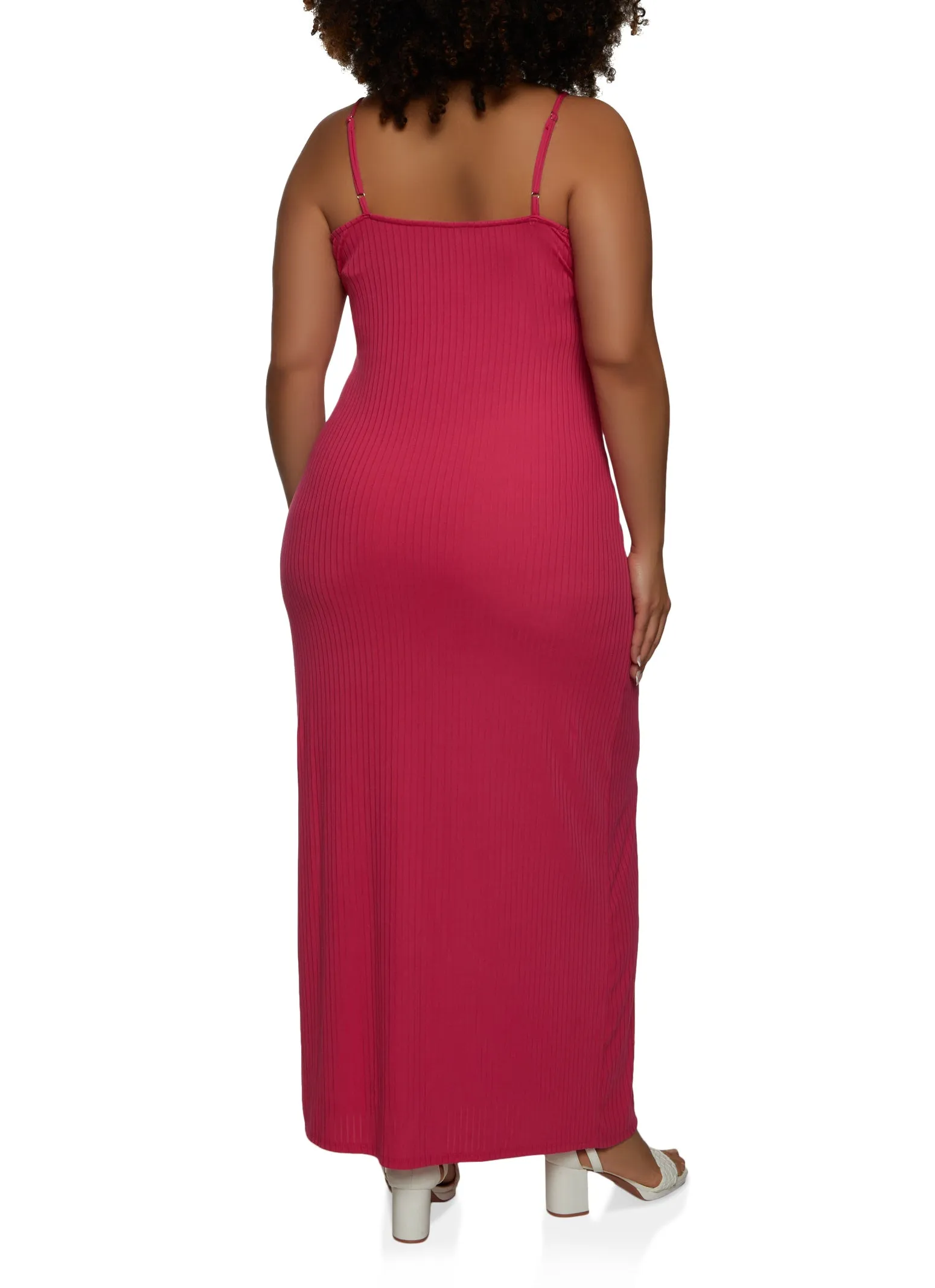 Plus Size Rib Knit Maxi Dress sold by Rainbow product image thumbnail 3