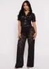 Floral Lace High Waisted Wide Leg Pants sold by Rainbow