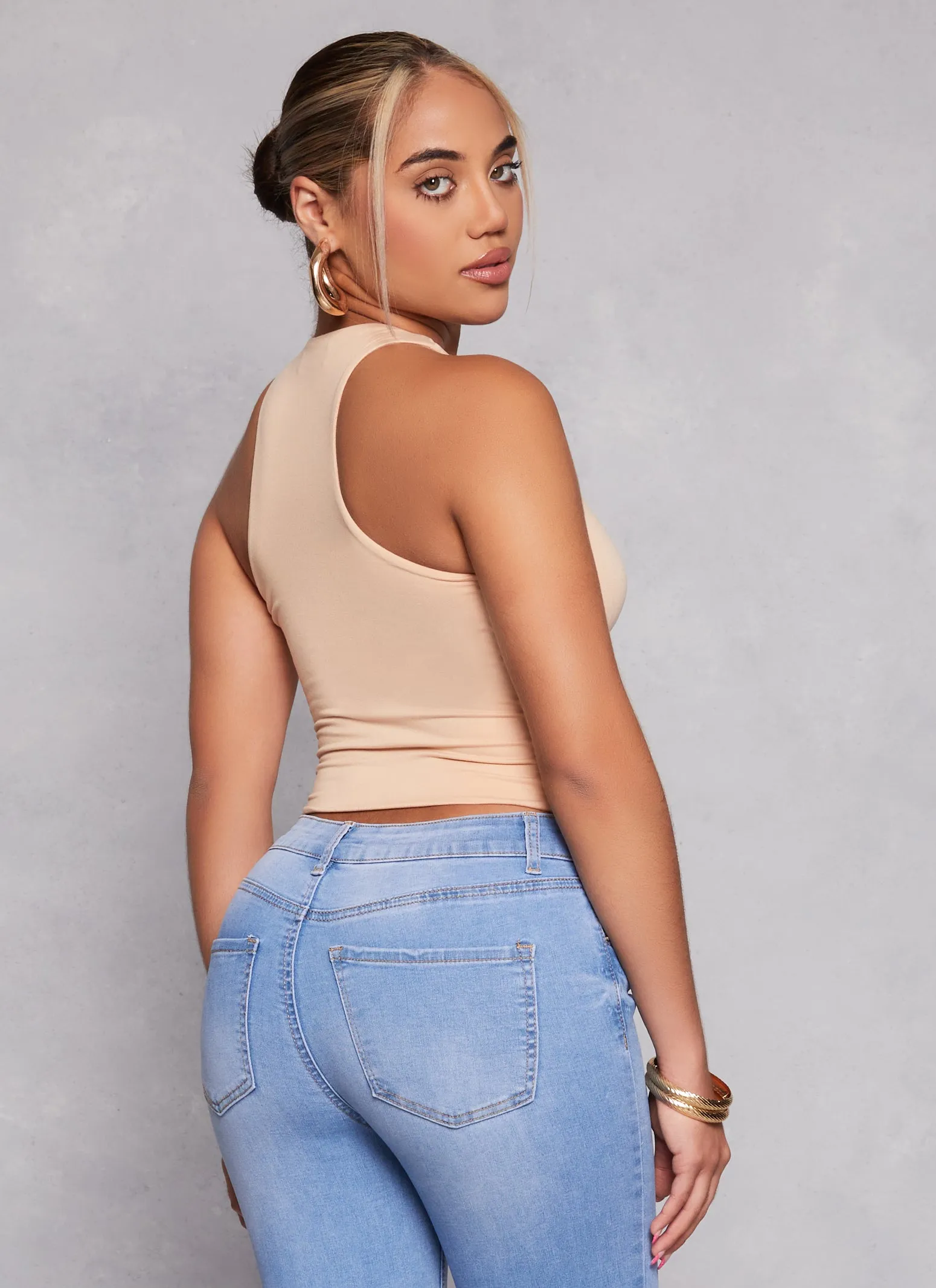 Double Layered Racerback Tank Top sold by Rainbow product image thumbnail 3