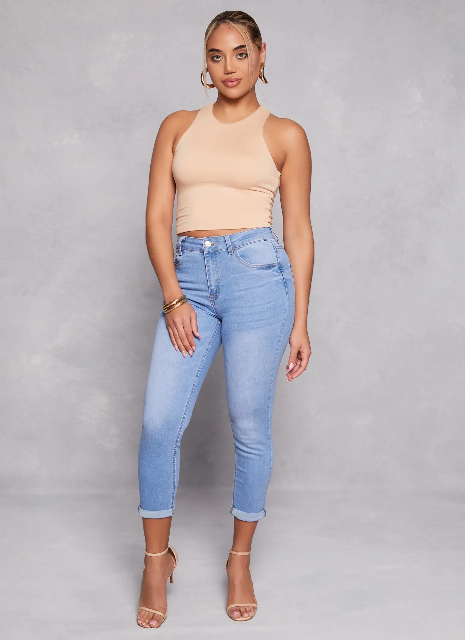 Double Layered Racerback Tank Top sold by Rainbow product image thumbnail 2