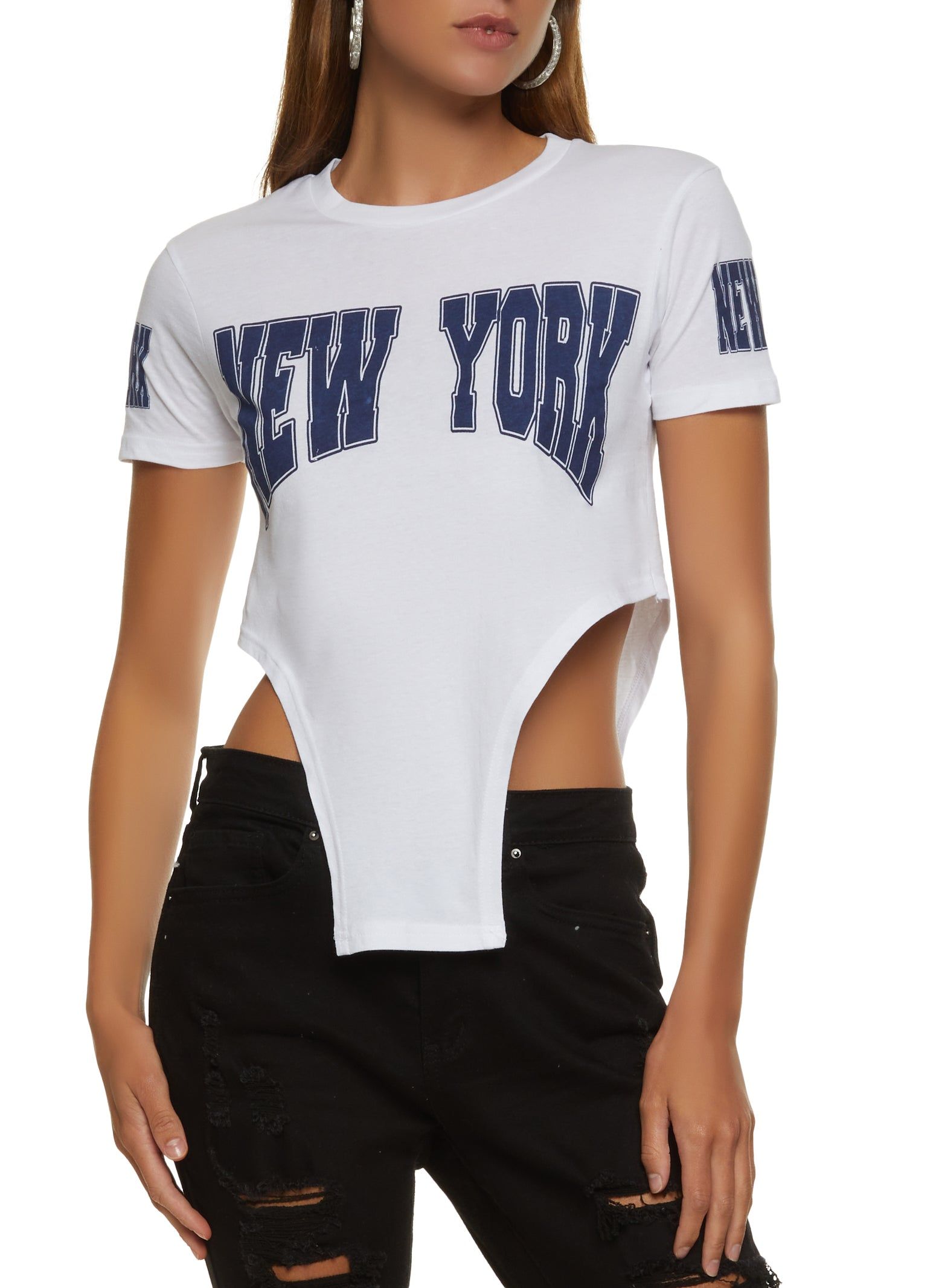 New York Hanky Hem Tee sold by Rainbow