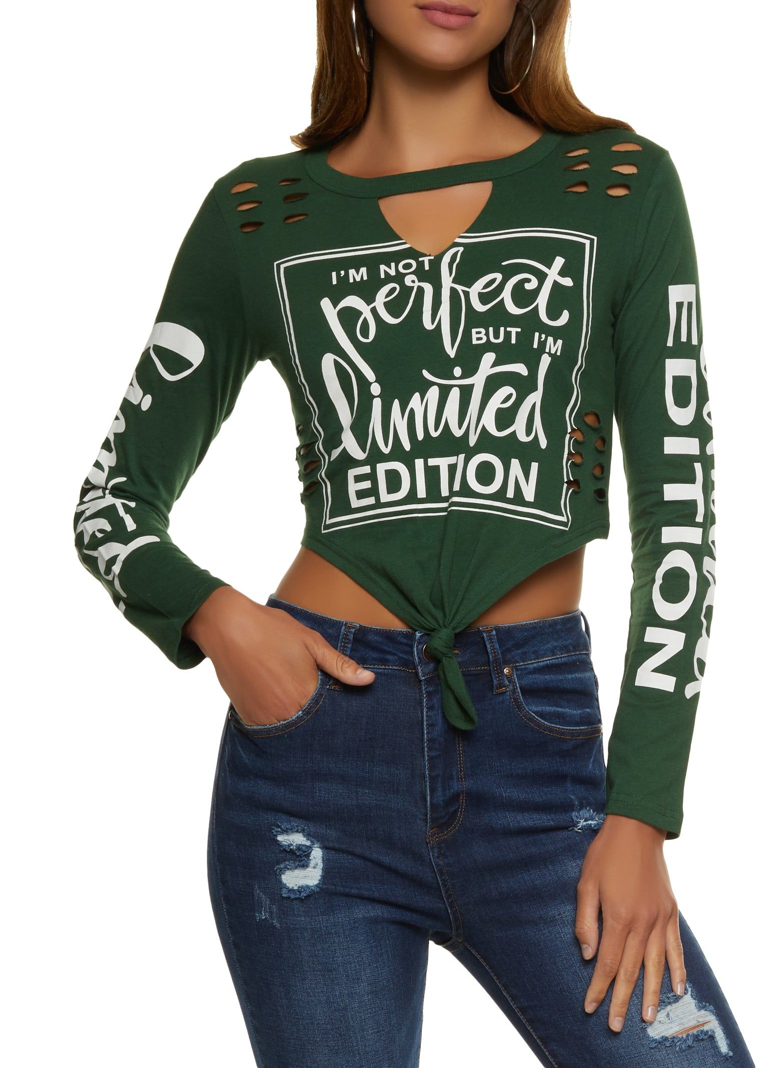 Cut Out Limited Edition Graphic Tee sold by Rainbow