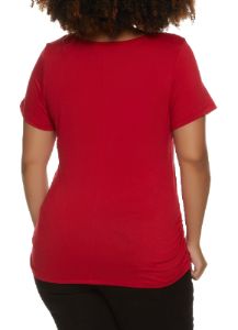 Plus Size Queen Rhinestone Graphic Tee sold by Rainbow