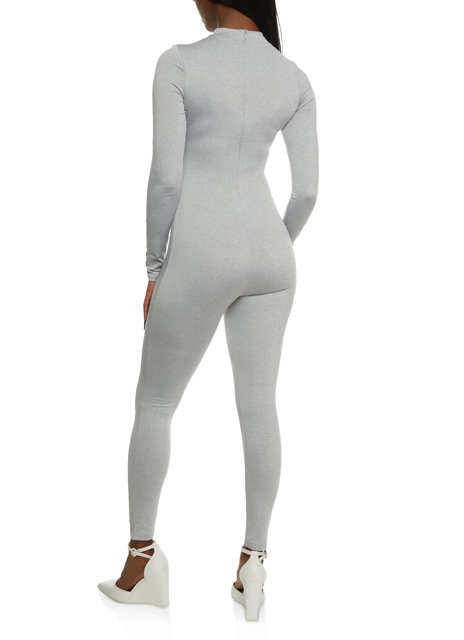 Mock Neck Zip Back Long Sleeve Catsuit sold by Rainbow product image thumbnail 2