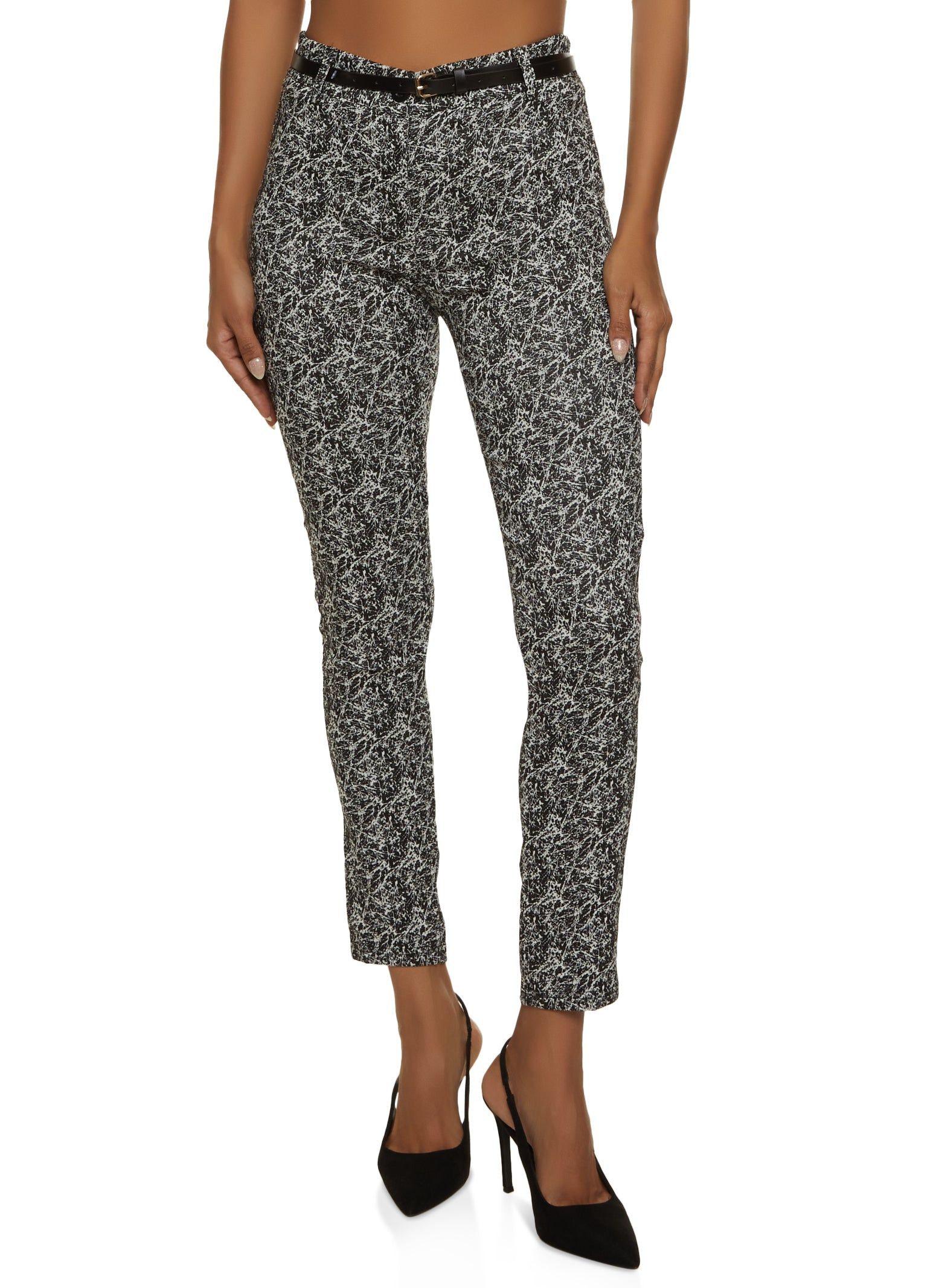 Belted Ankle Dress Pants sold by Rainbow