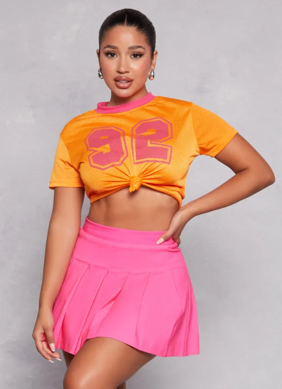 Graphic Cropped Football Jersey sold by Rainbow