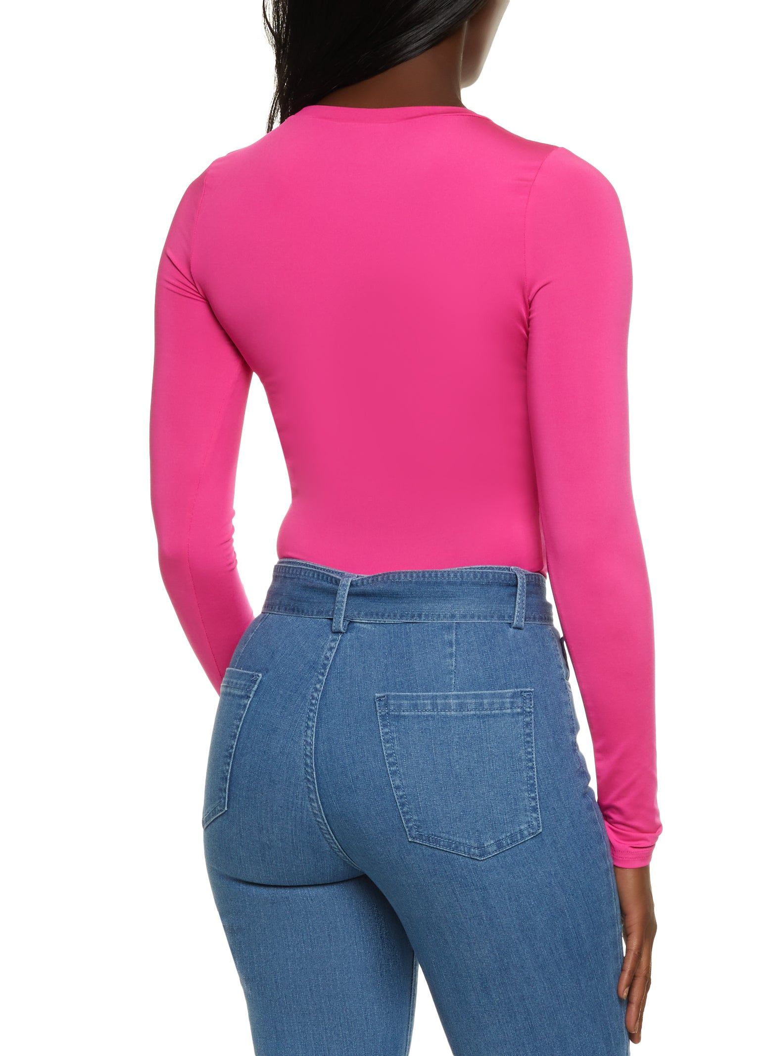 Basic Solid Crew Neck Bodysuit sold by Rainbow product image thumbnail 3