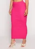 Textured Knit High Waist Skirt sold by Rainbow