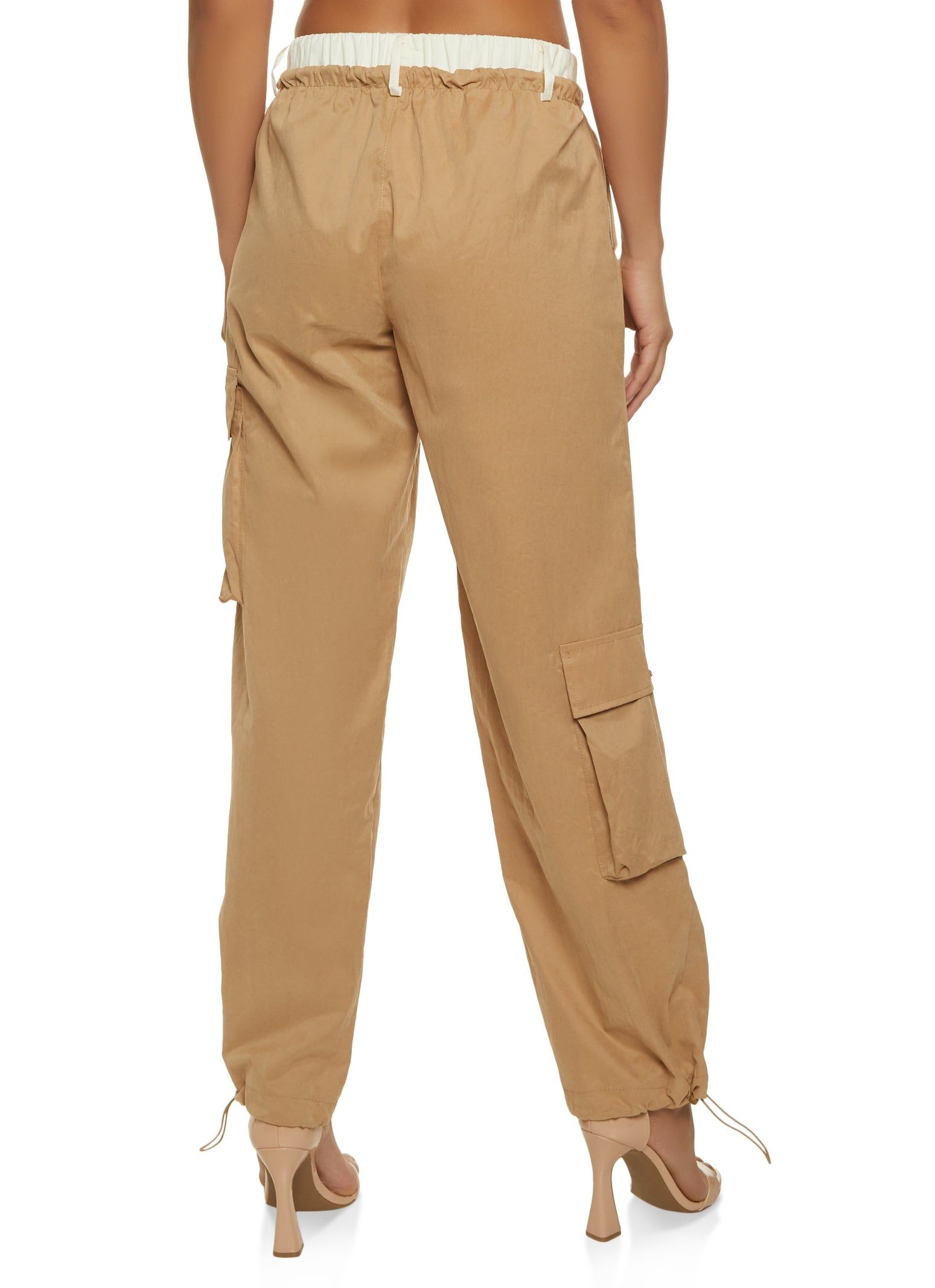 Toggle Drawstring Hem Cargo Pants sold by Rainbow product image thumbnail 3