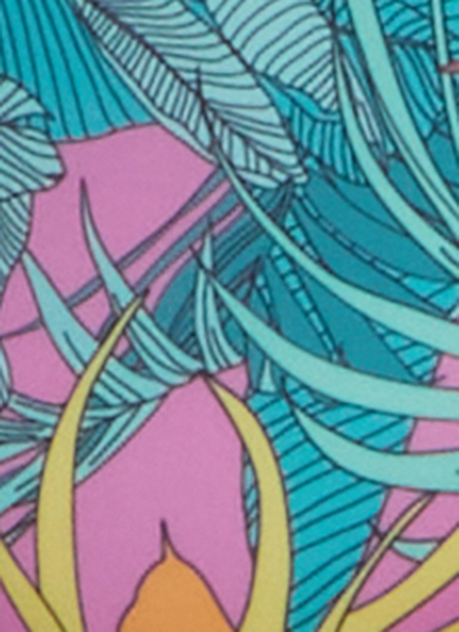 Plus Size Tropical Print Swim Bikini Bottoms sold by Rainbow product image thumbnail 3