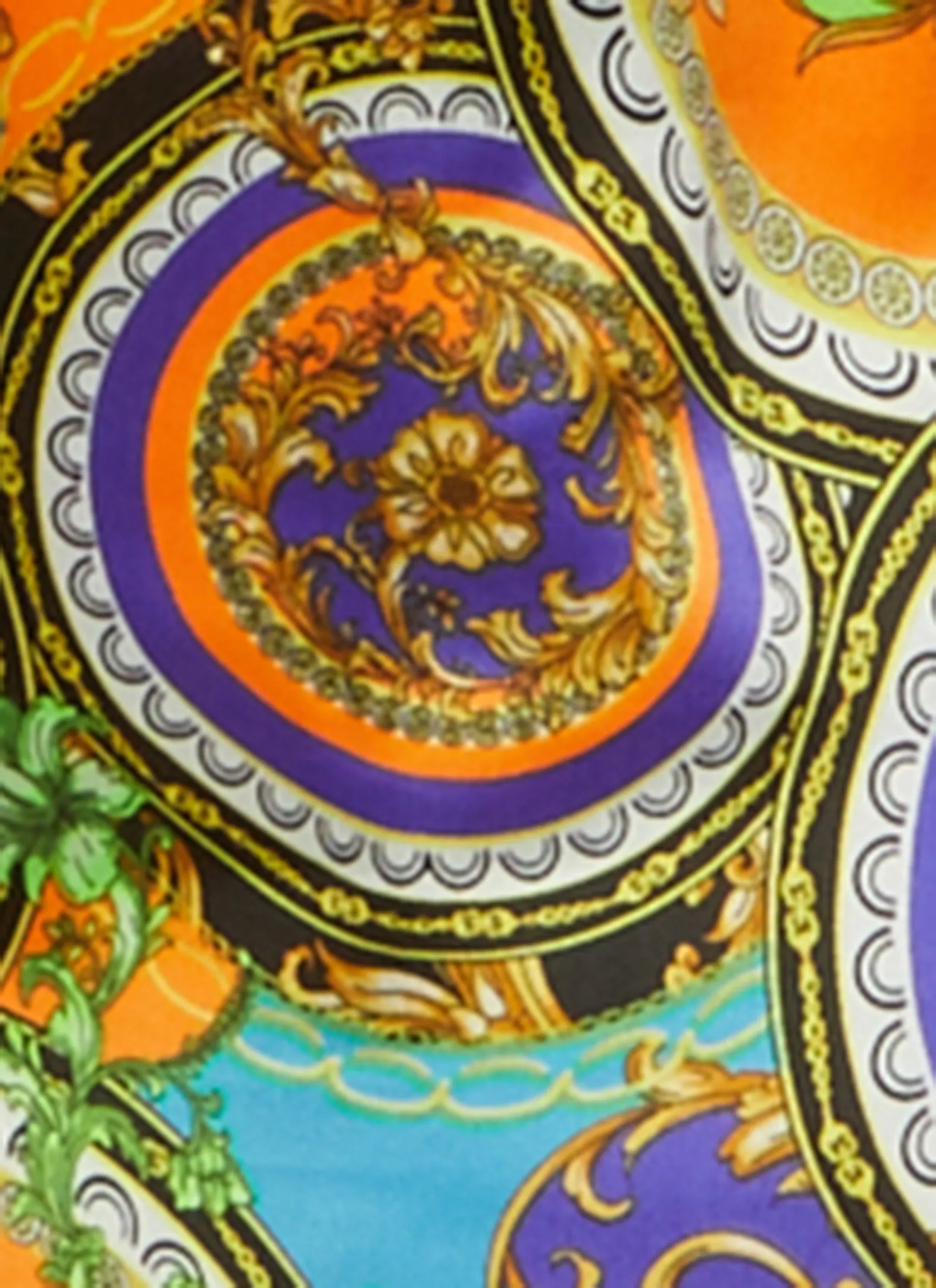 Plus Size Satin Printed Pattern Palazzo Pants sold by Rainbow product image thumbnail 3