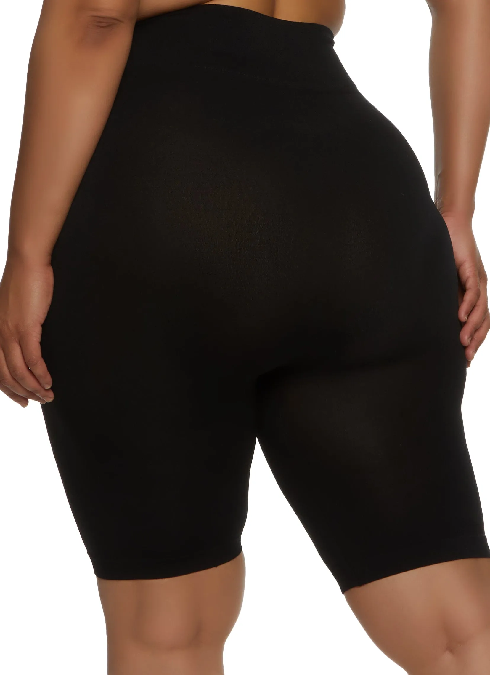 Plus Size Seamless Cycling Shorts sold by Rainbow product image thumbnail 2