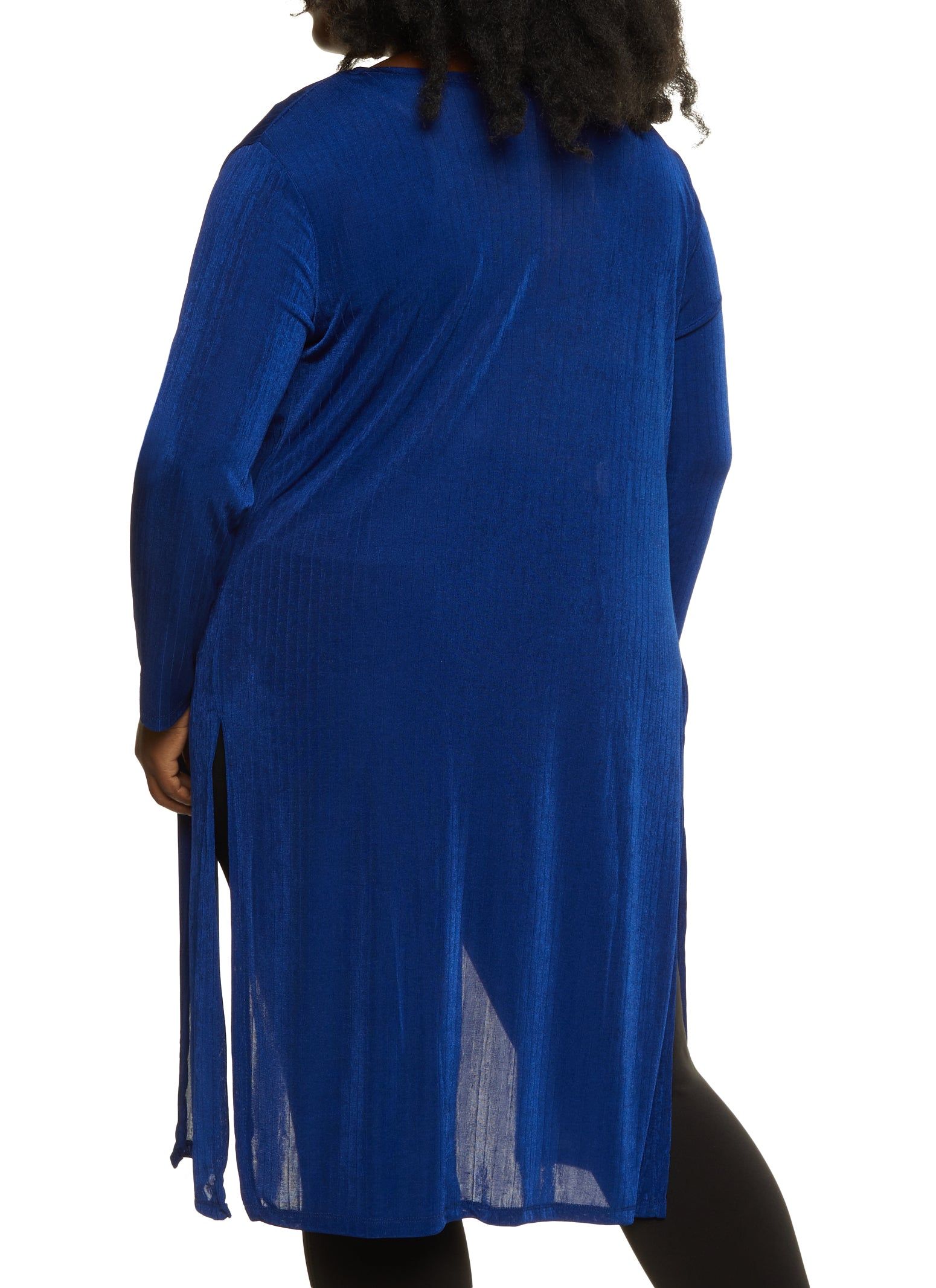 Plus Size Shimmer Knit Duster sold by Rainbow product image thumbnail 2