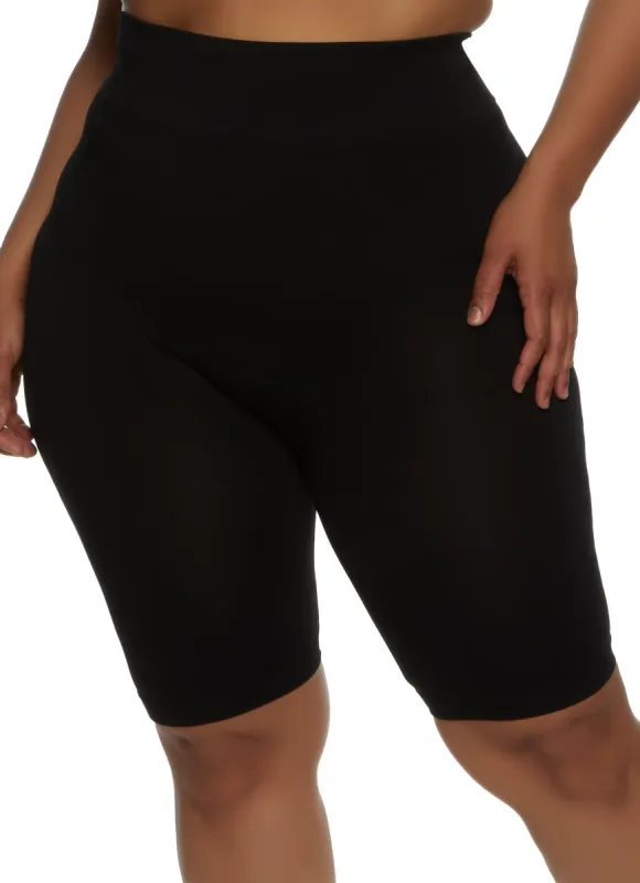 Plus Size Seamless Cycling Shorts sold by Rainbow