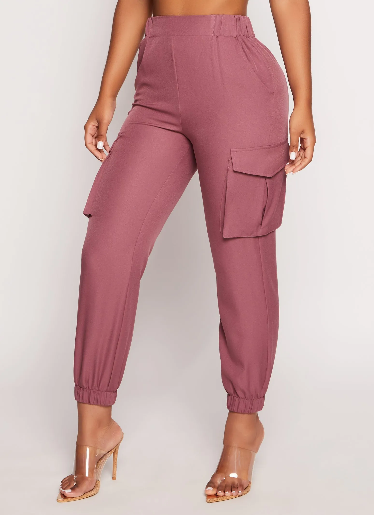 Pull On Cargo High Waist Joggers sold by Rainbow product image thumbnail 2