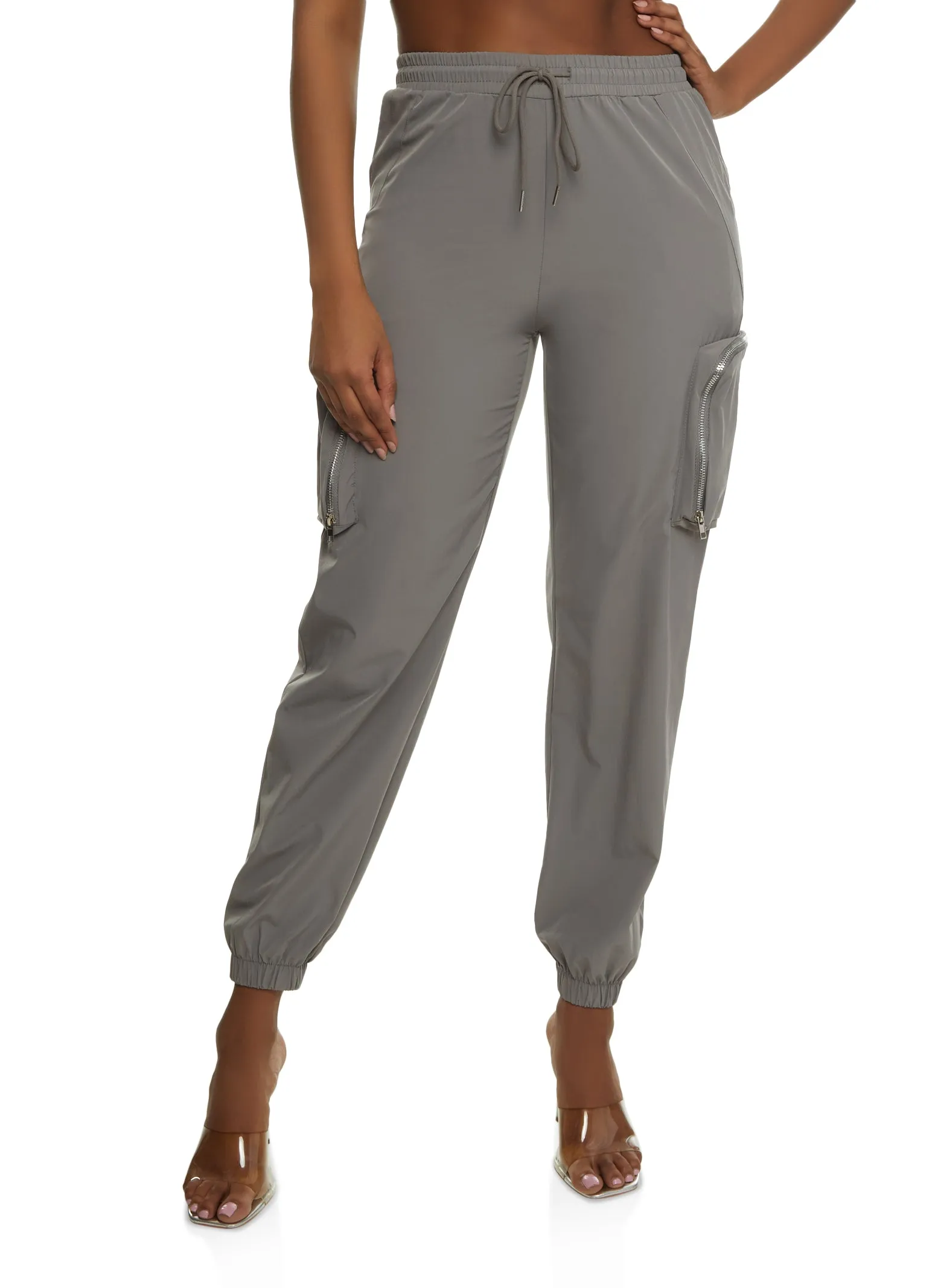 Nylon Cargo Joggers sold by Rainbow