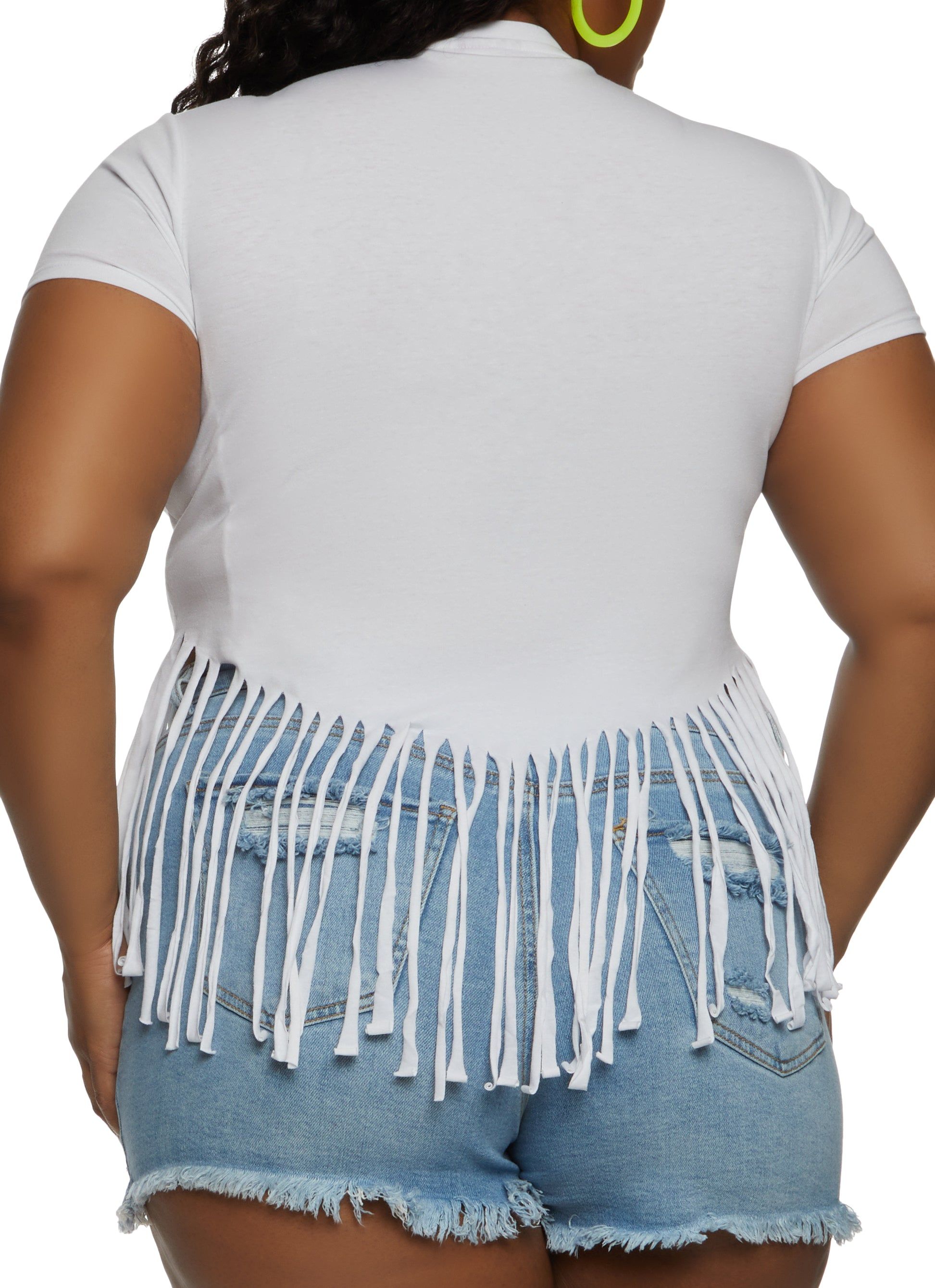 Plus Size Blessed Bear Fringe Graphic Tee sold by Rainbow product image thumbnail 2