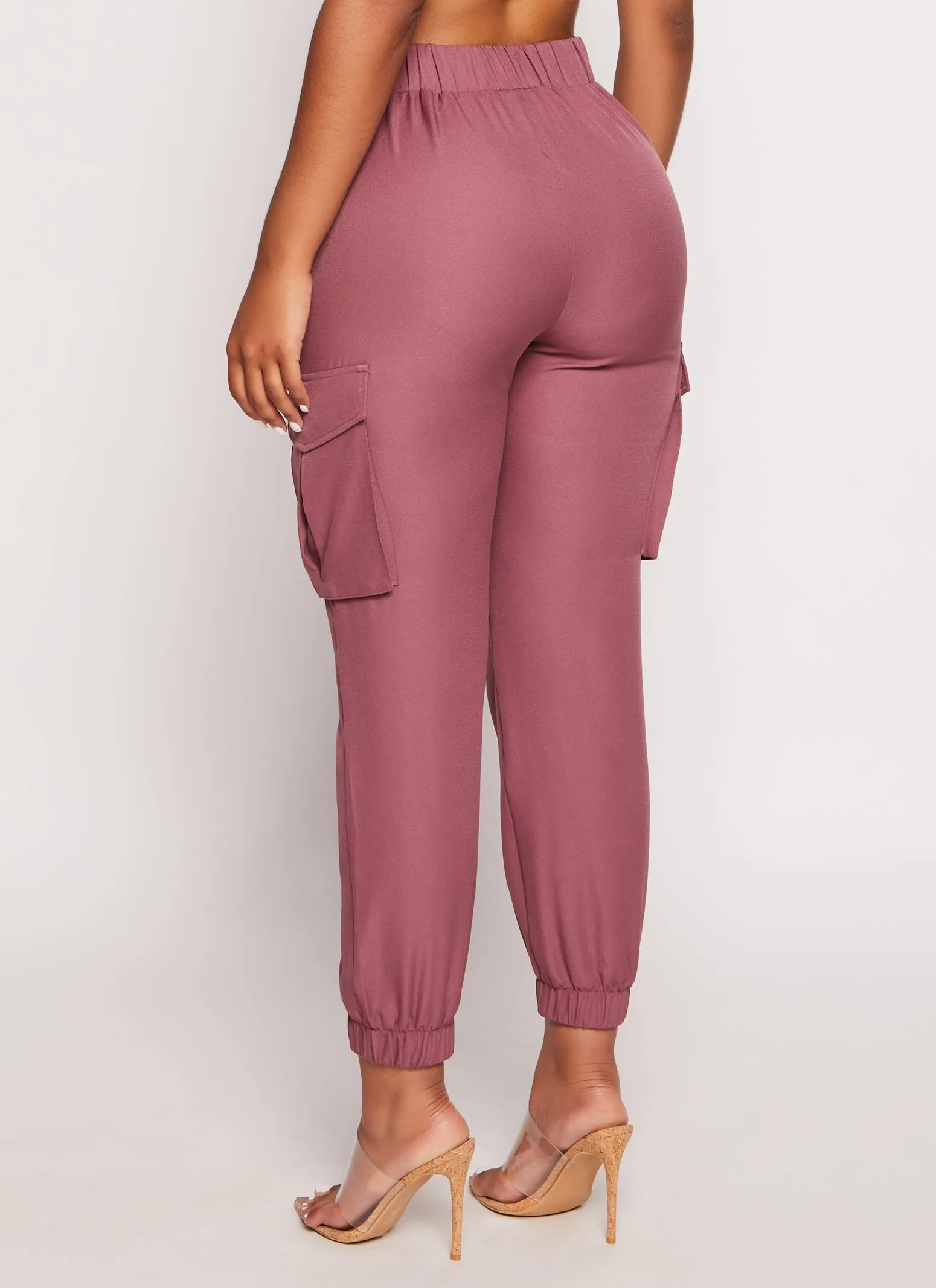 Pull On Cargo High Waist Joggers sold by Rainbow product image thumbnail 3
