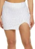 Pinstripe Side Slit Mini Skirt sold by Rainbow