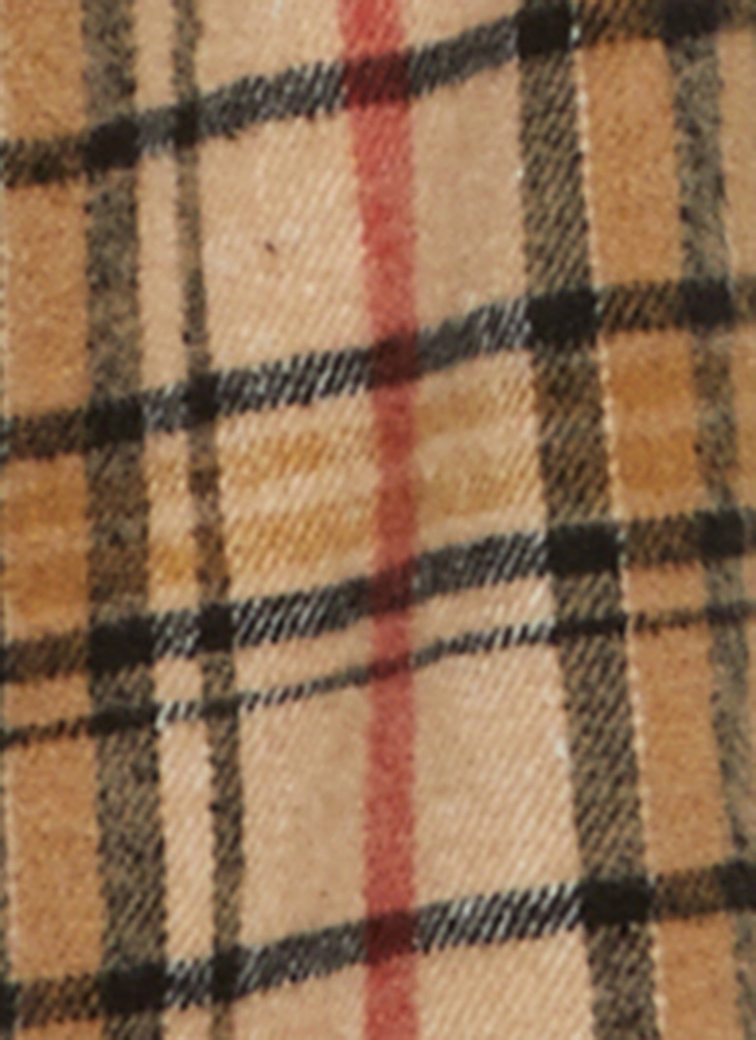 Brushed Knit Plaid Belted Longline Shacket sold by Rainbow product image thumbnail 4