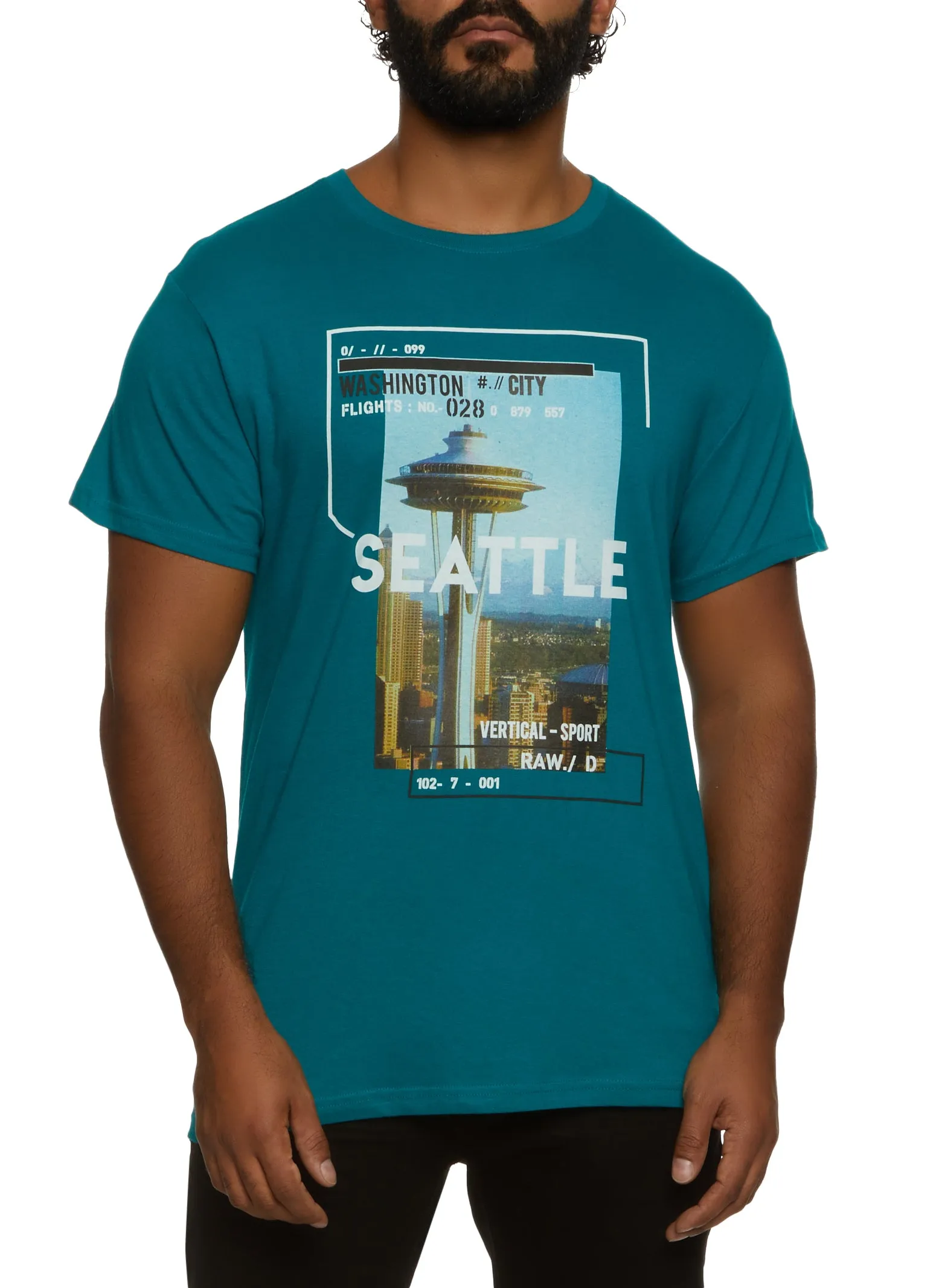 Mens Seattle Graphic T Shirt sold by Rainbow