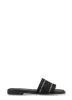 Knit Rhinestone Studded Band Slide Sandals sold by Rainbow