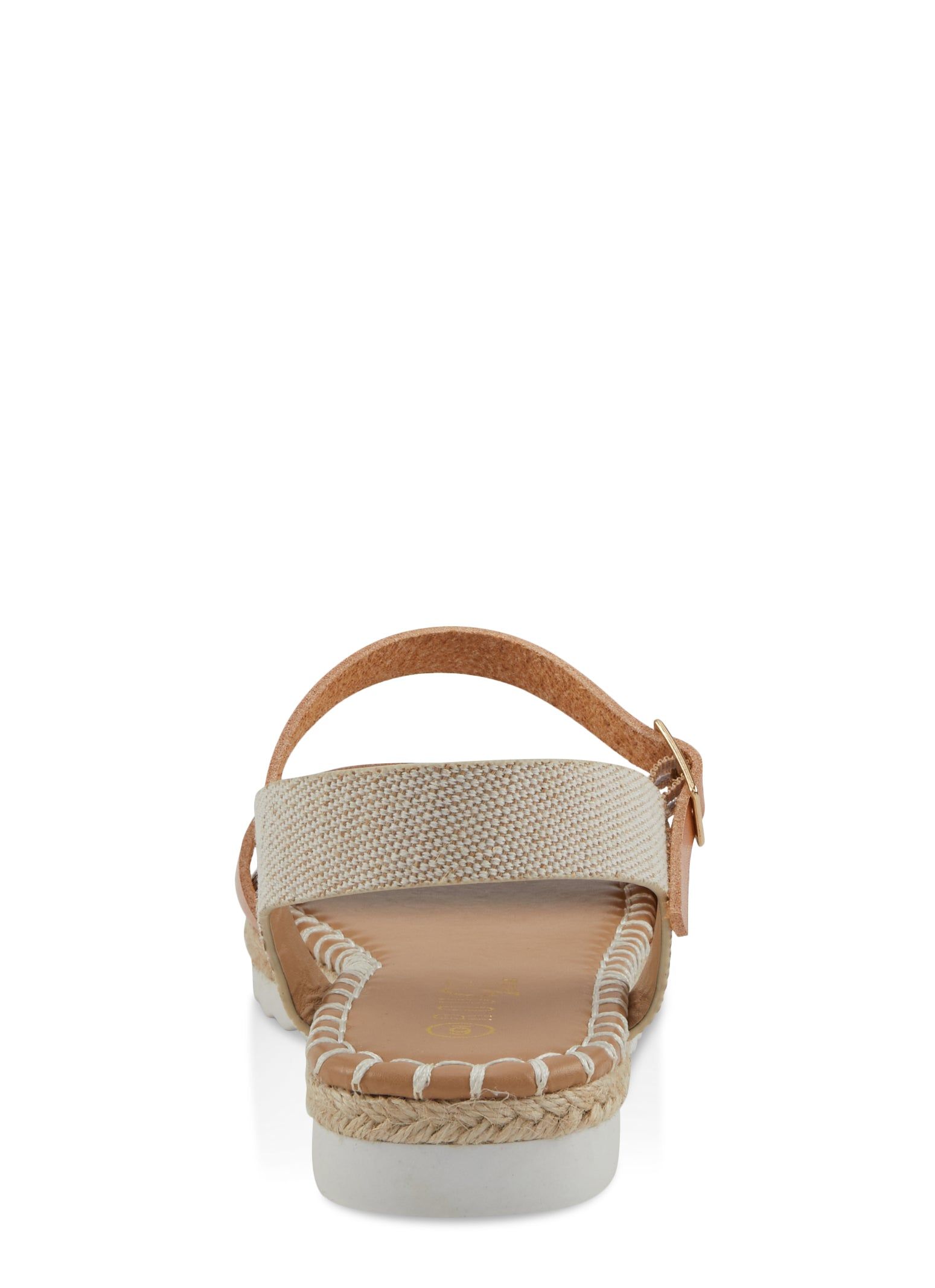 Open Toe Ankle Strap Espadrille Sandals sold by Rainbow product image thumbnail 3