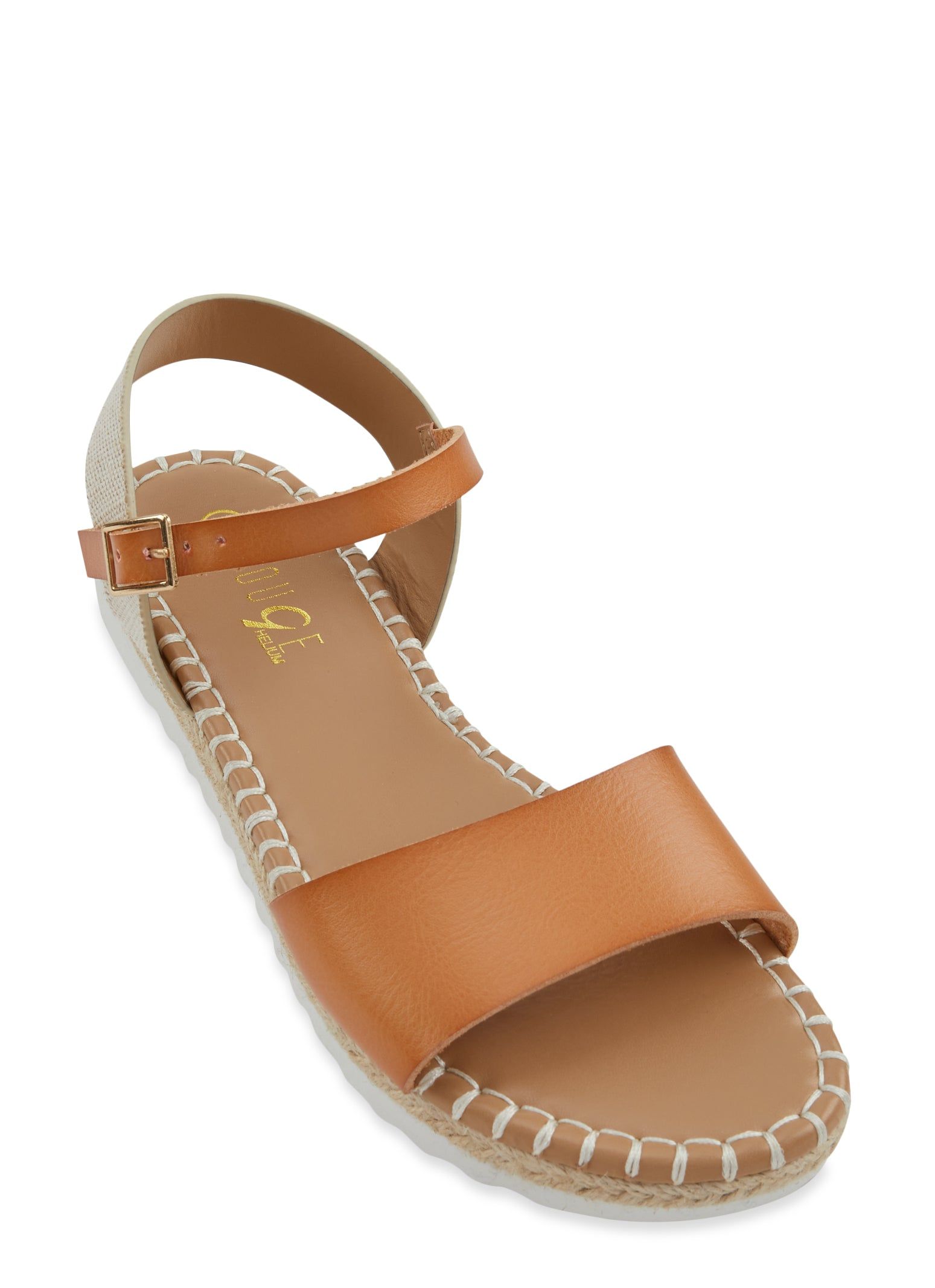 Open Toe Ankle Strap Espadrille Sandals sold by Rainbow