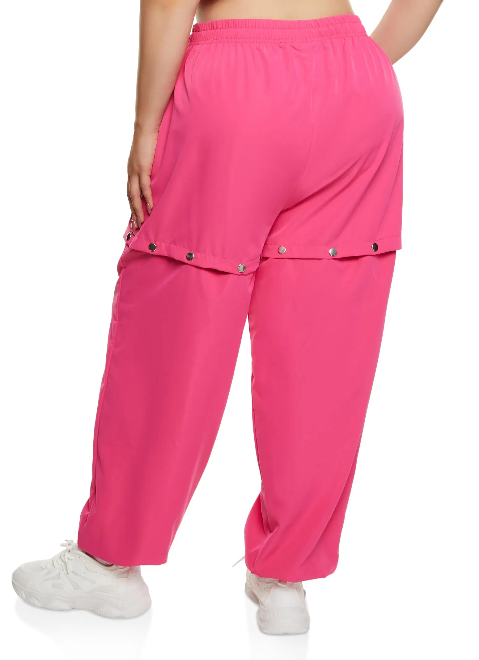 Plus Size Snap Button Tear Away Joggers sold by Rainbow product image thumbnail 3