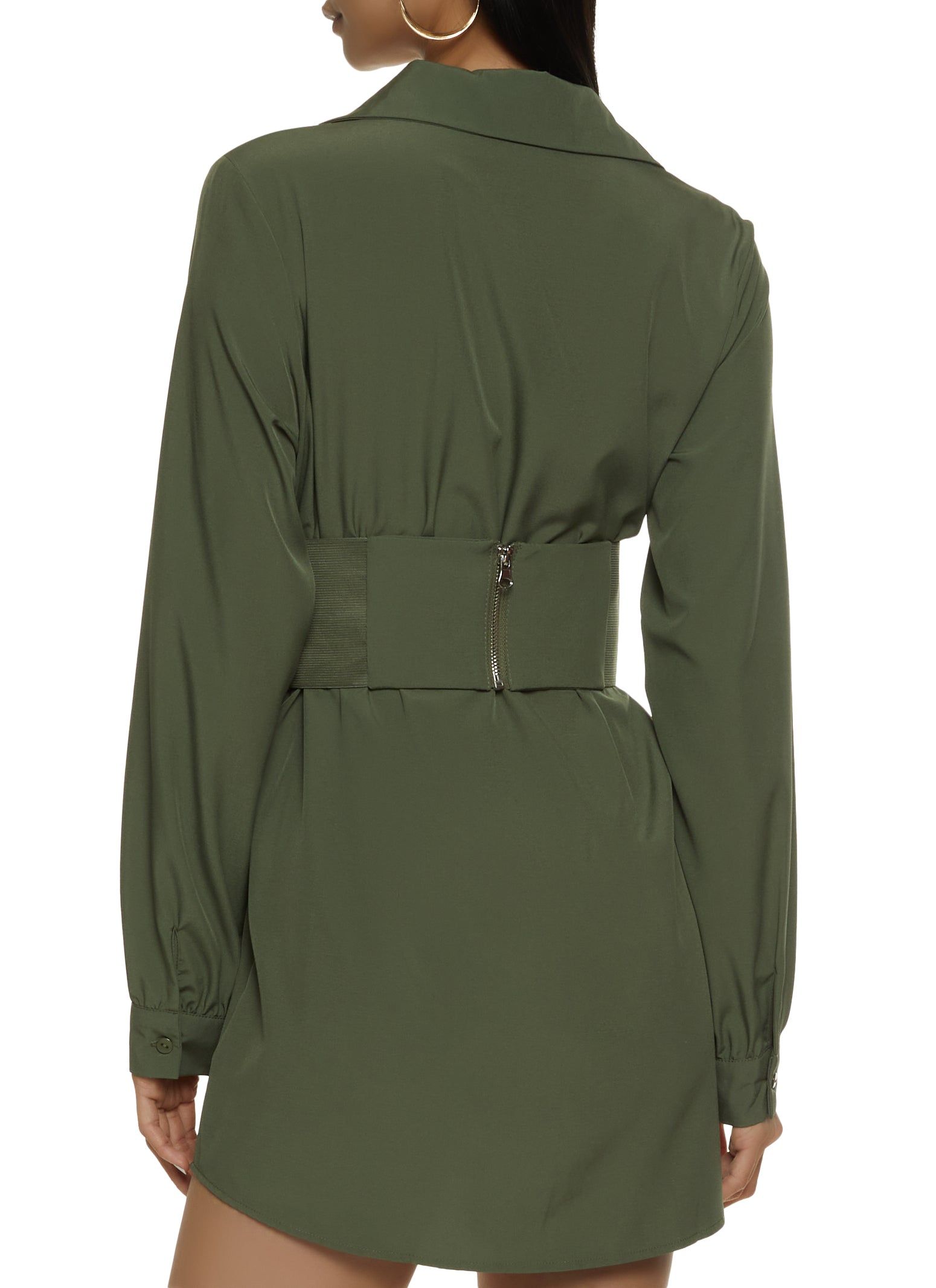 Lace Up Corset Belt Tunic Dress sold by Rainbow product image thumbnail 3