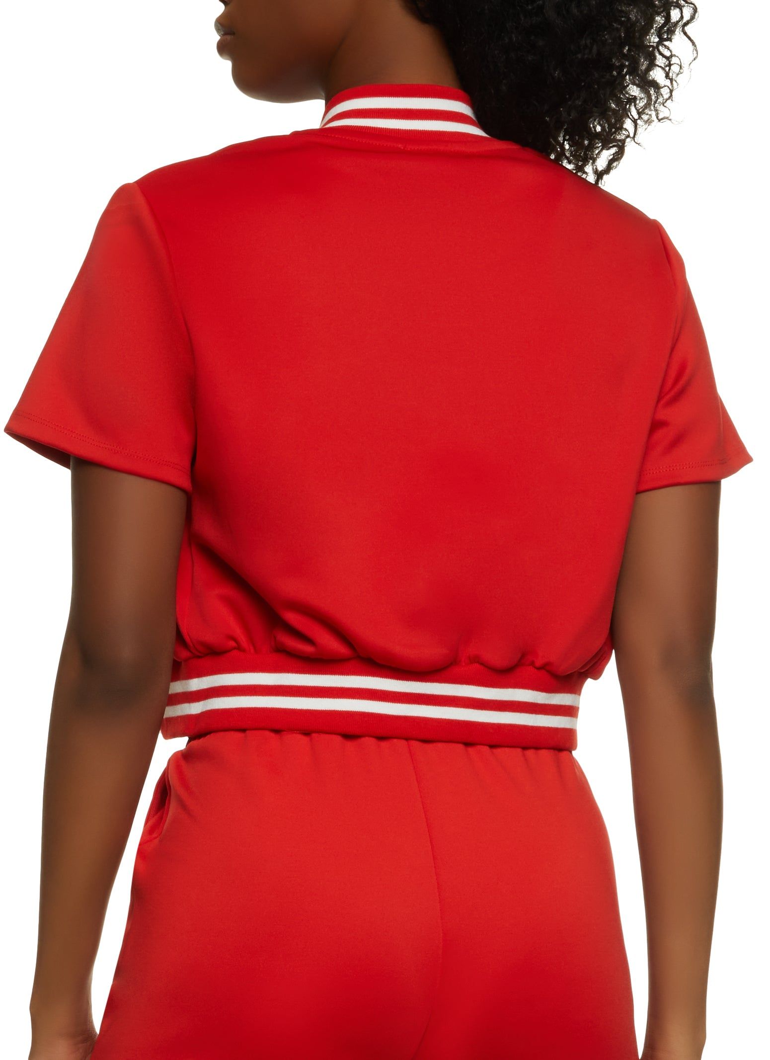 Scuba Cropped Varsity Jacket sold by Rainbow product image thumbnail 3