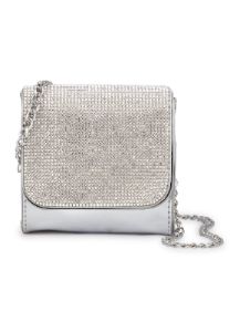Rhinestone Flap Mini Crossbody Bag sold by Rainbow