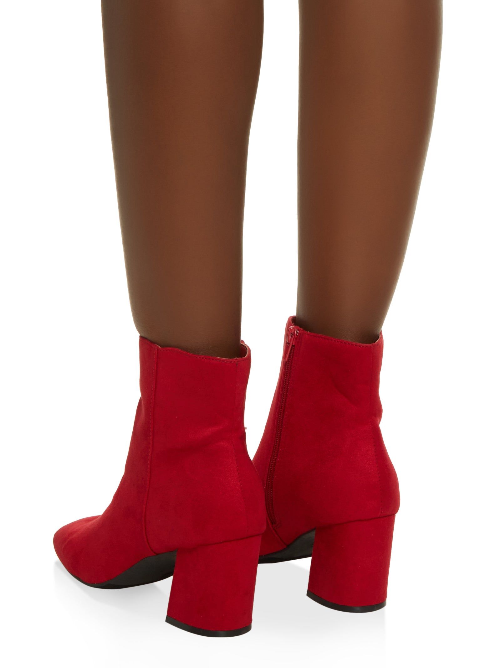 Square Toe Block Heel Booties sold by Rainbow product image thumbnail 3