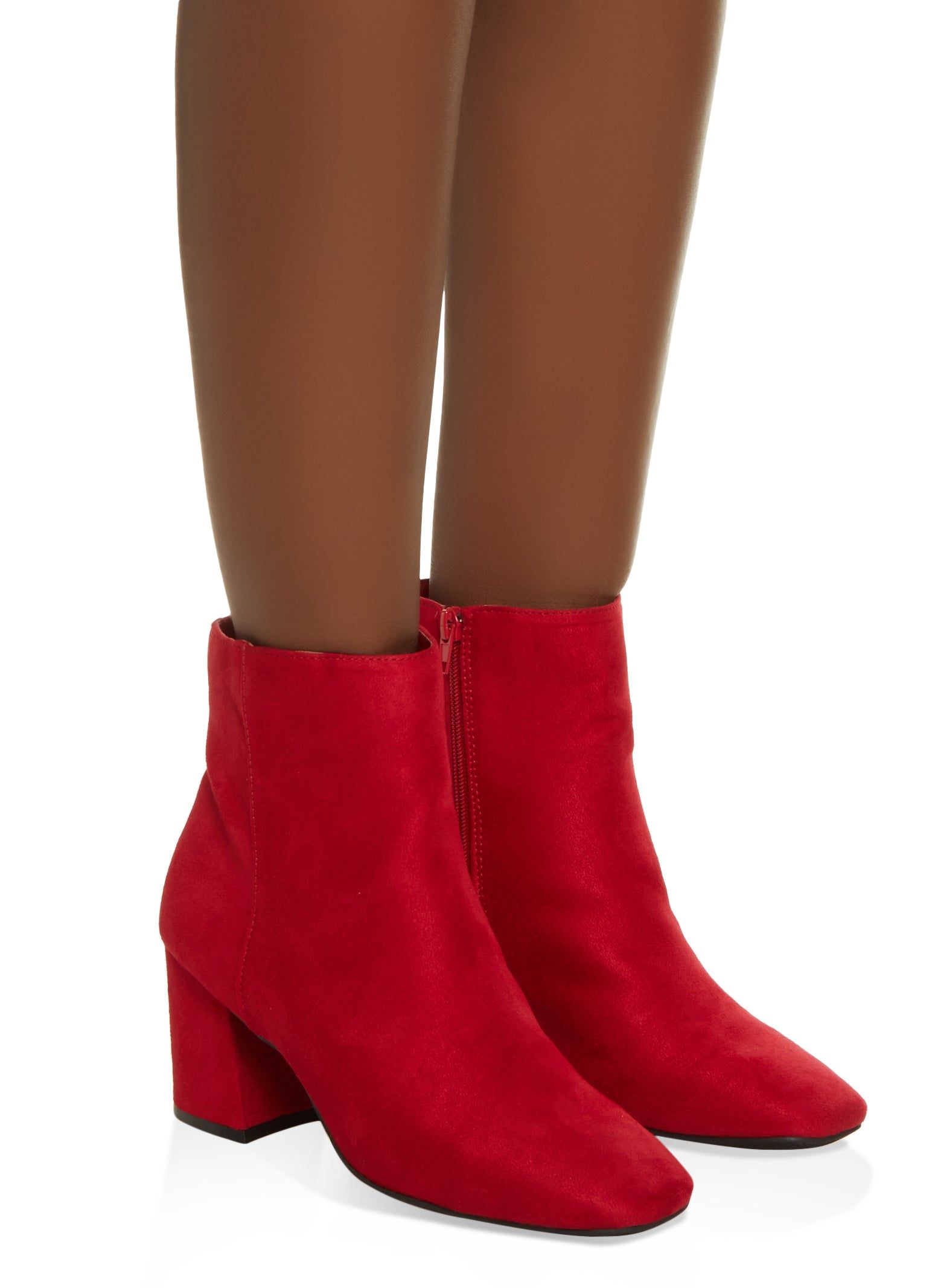 Square Toe Block Heel Booties sold by Rainbow product image thumbnail 2