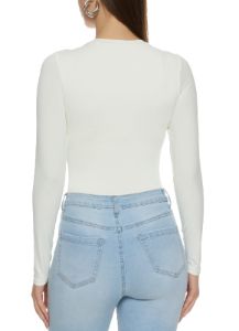 Crew Neck Long Sleeve Bodysuit sold by Rainbow