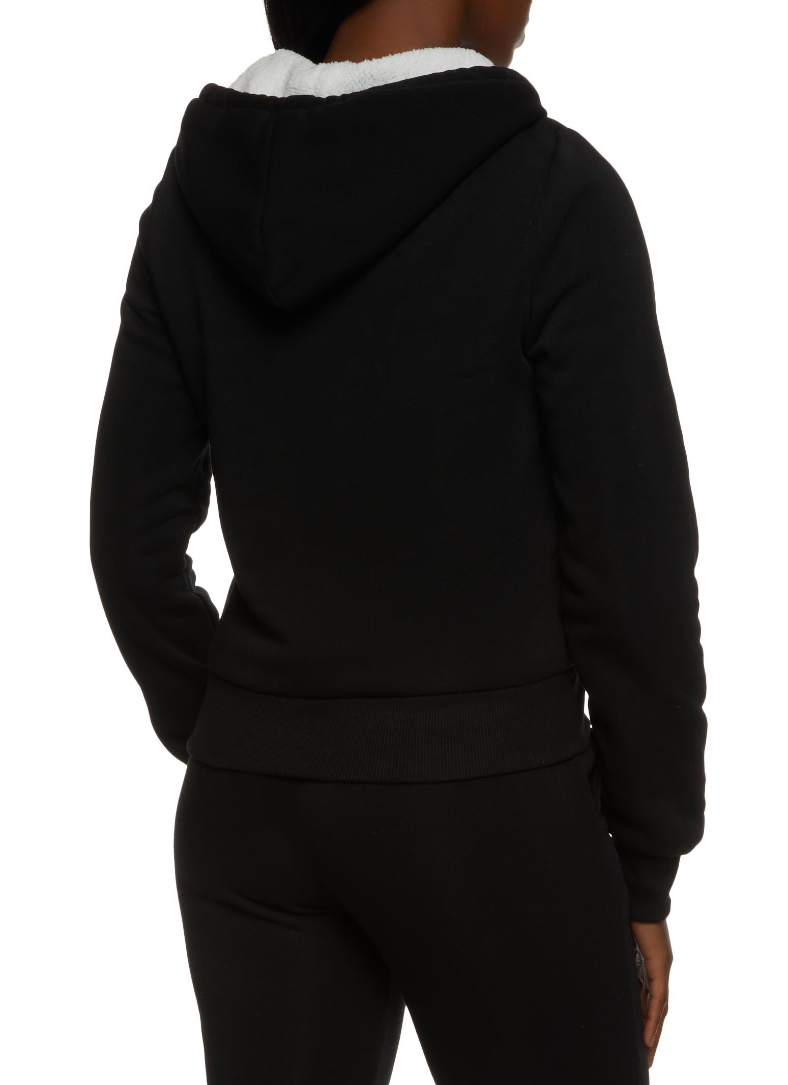 Zip Up Fleece Hoodie sold by Rainbow product image thumbnail 3