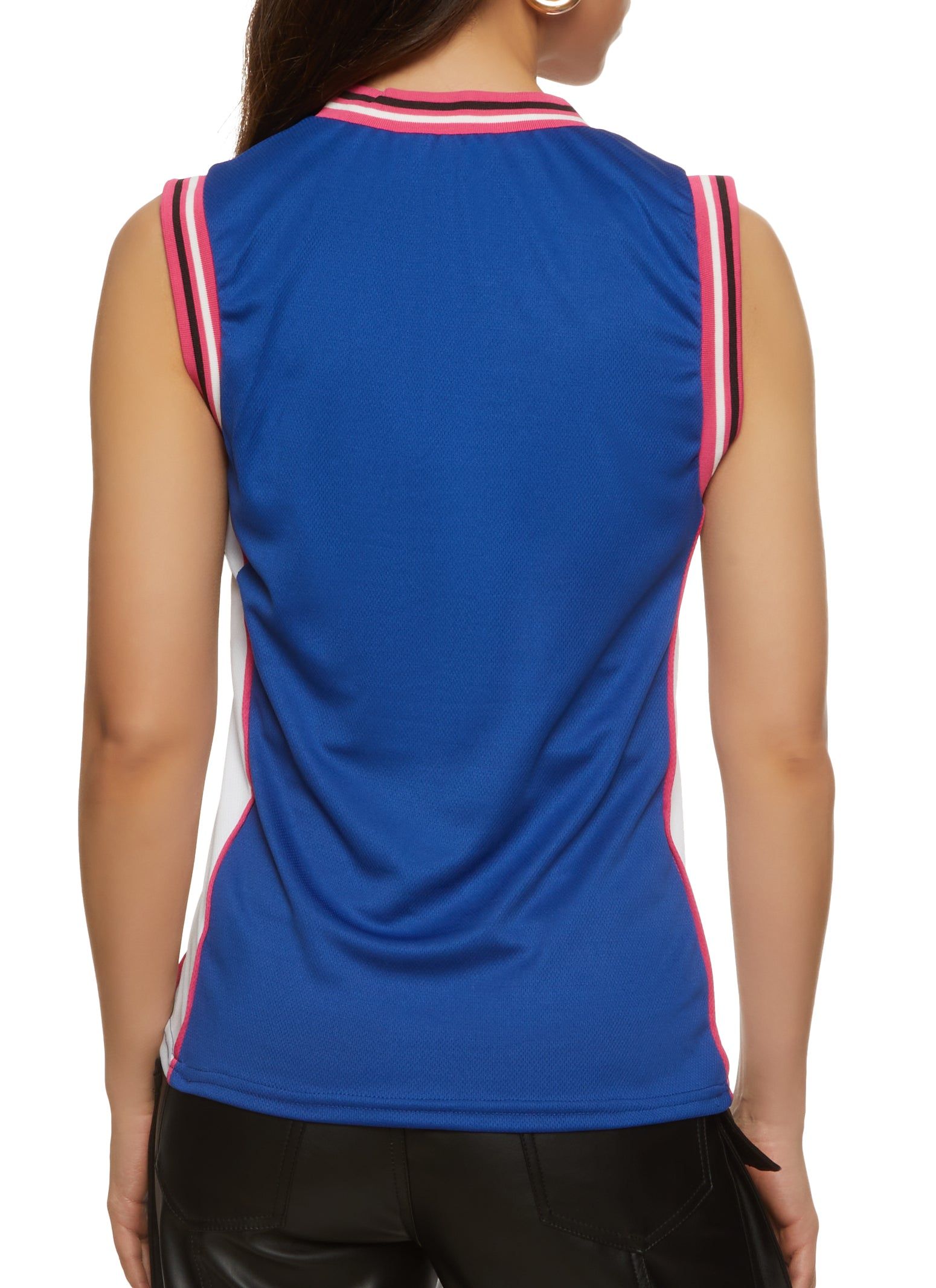 Color Block City Graphic Basketball Jersey sold by Rainbow product image thumbnail 3