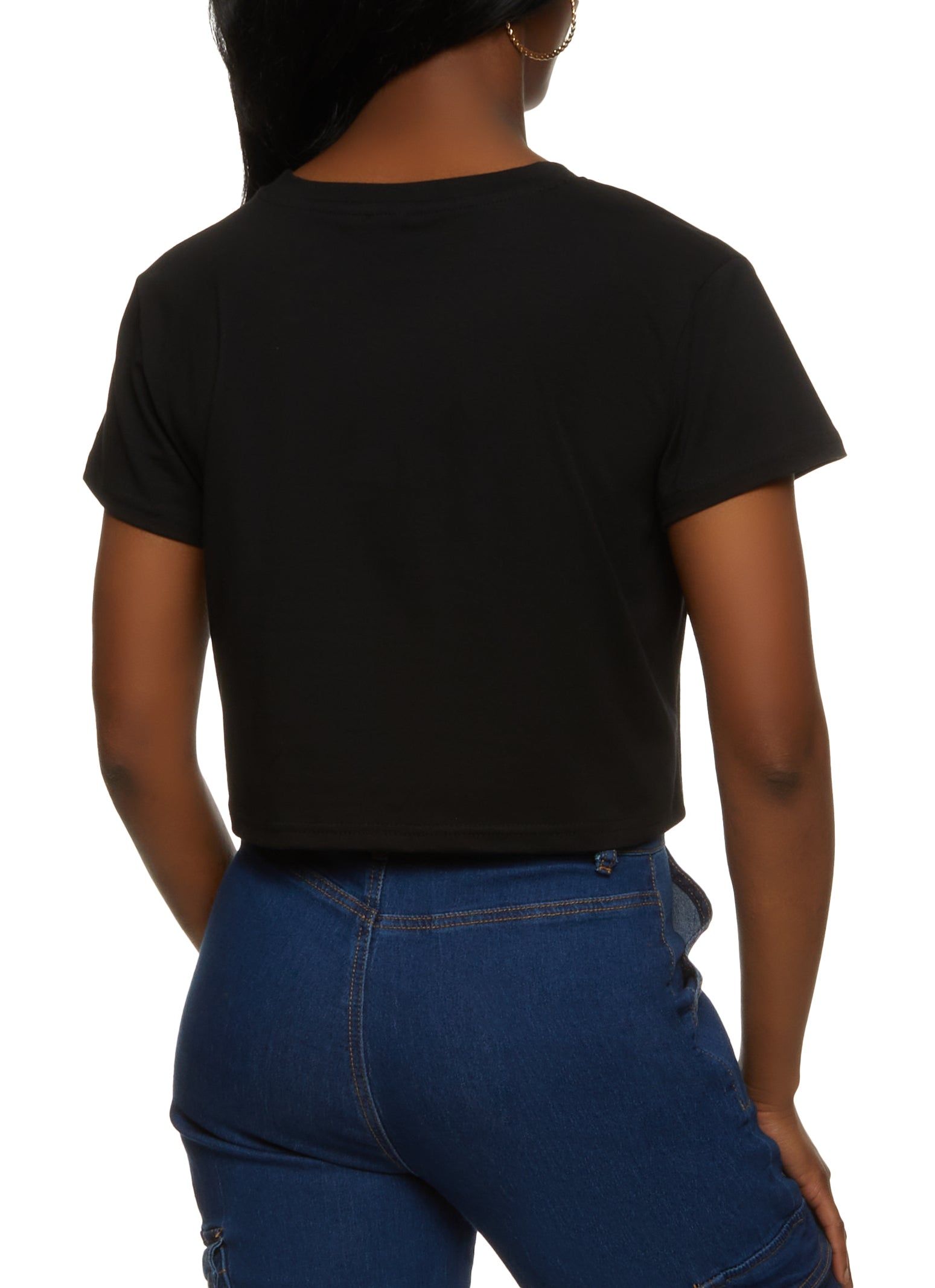 I Am Black History Cropped Graphic Tee sold by Rainbow product image thumbnail 2