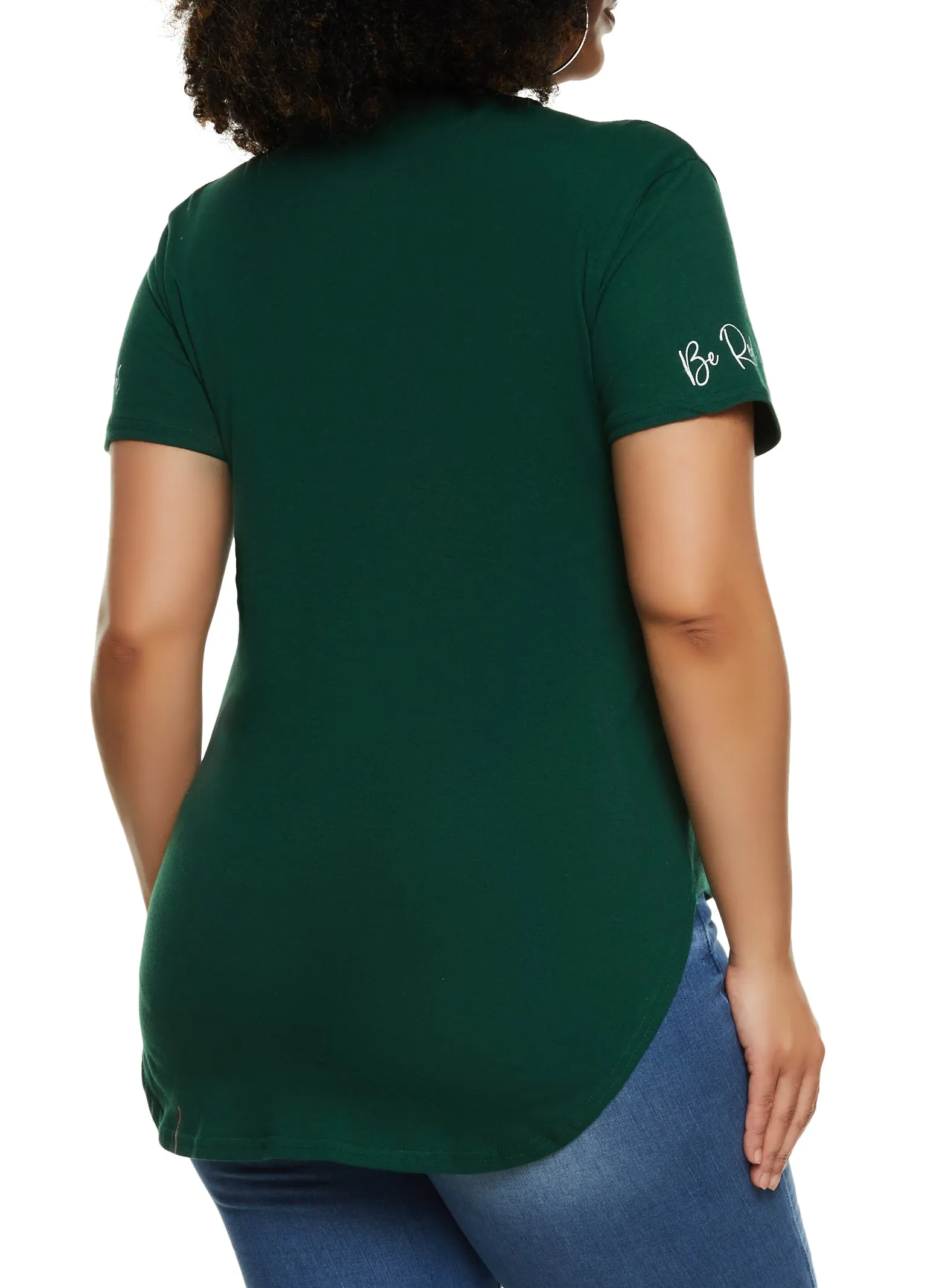 Plus Size Be Real Not Perfect Graphic T Shirt sold by Rainbow product image thumbnail 3