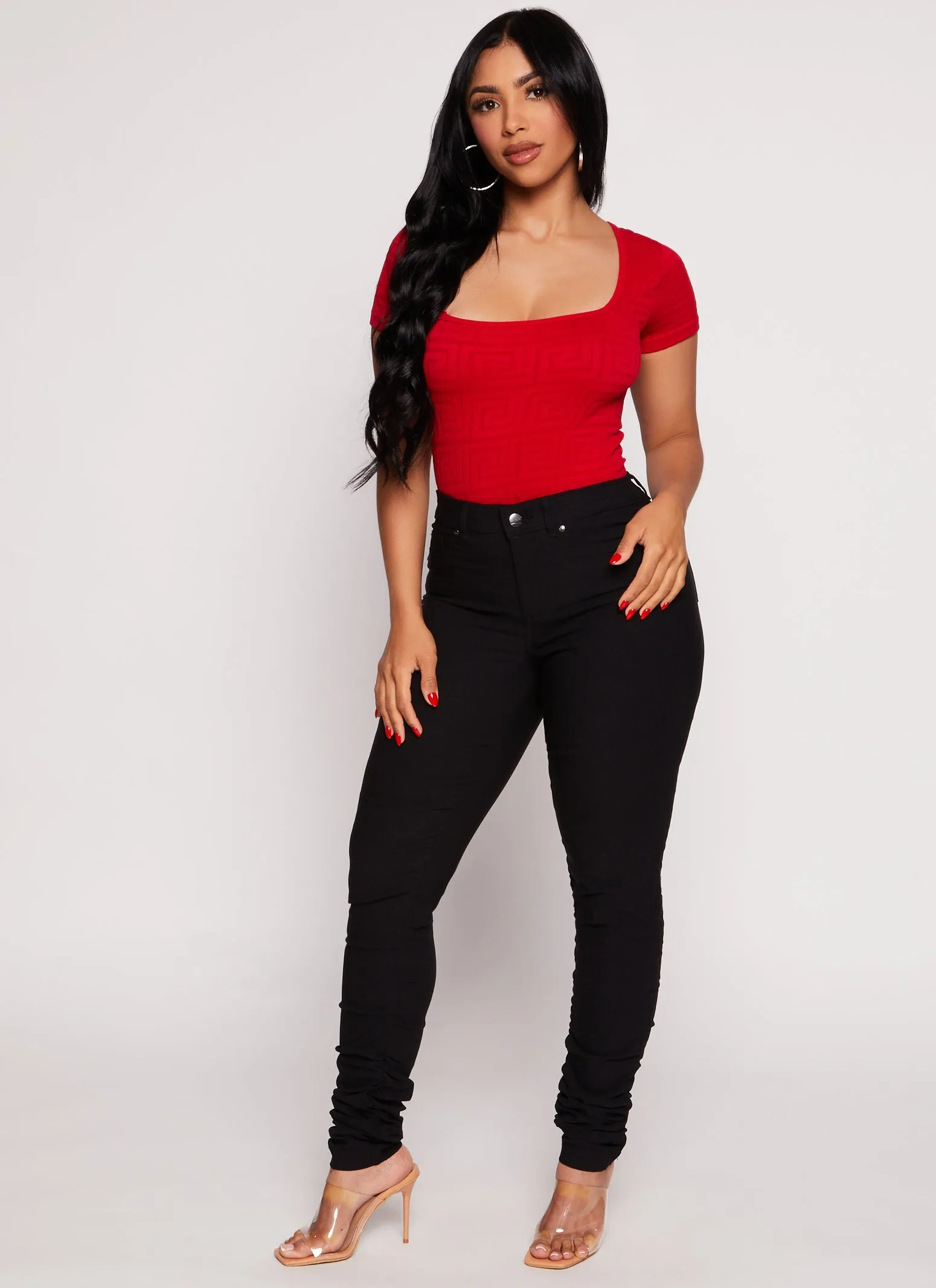 Hyperstretch Stacked Skinny Pants sold by Rainbow