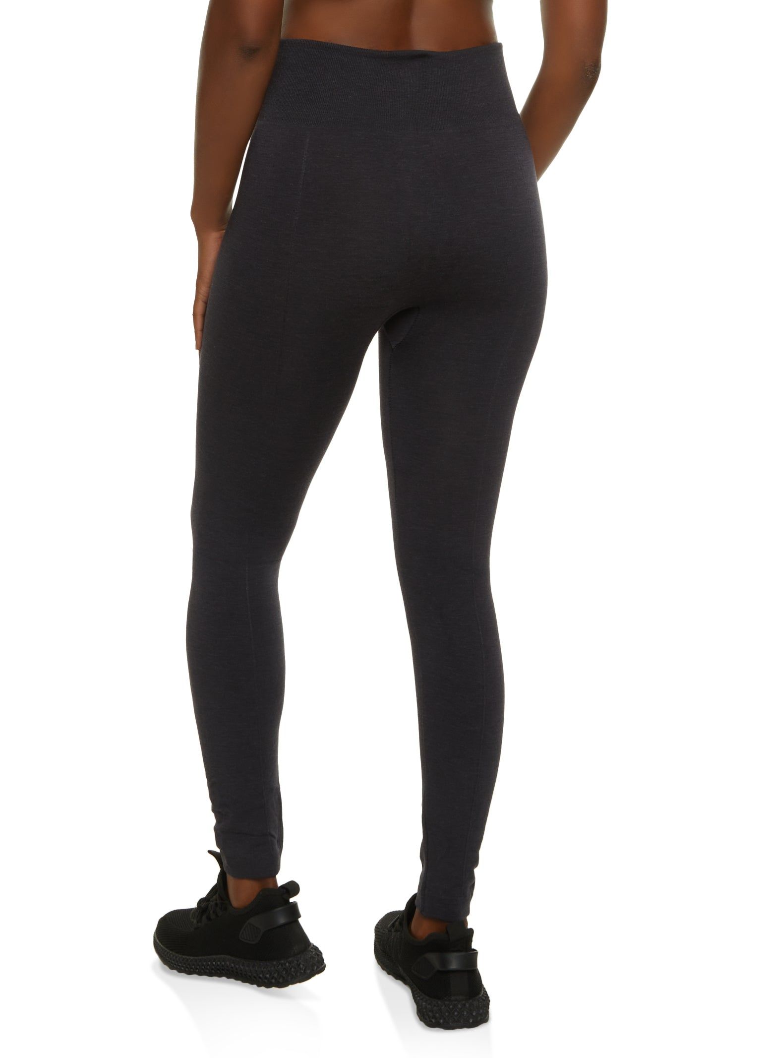 Basic Fleece High Waist Seamless Leggings sold by Rainbow product image thumbnail 2
