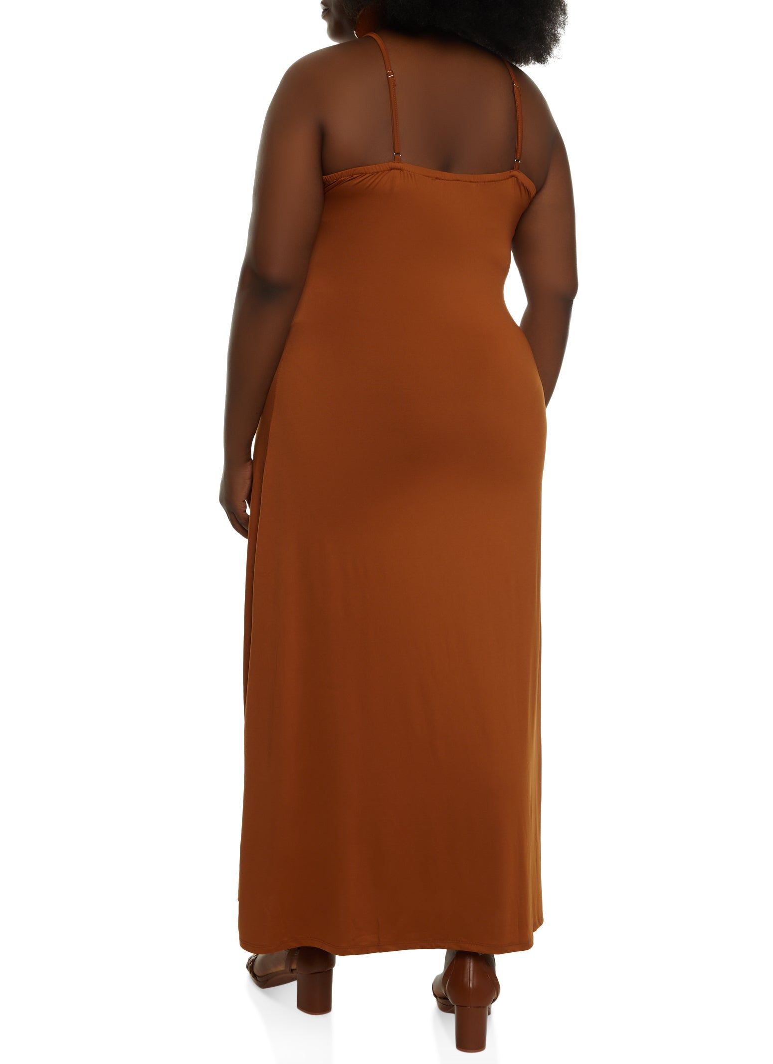 Plus Size Scoop Neck Cami Maxi Dress sold by Rainbow product image thumbnail 3