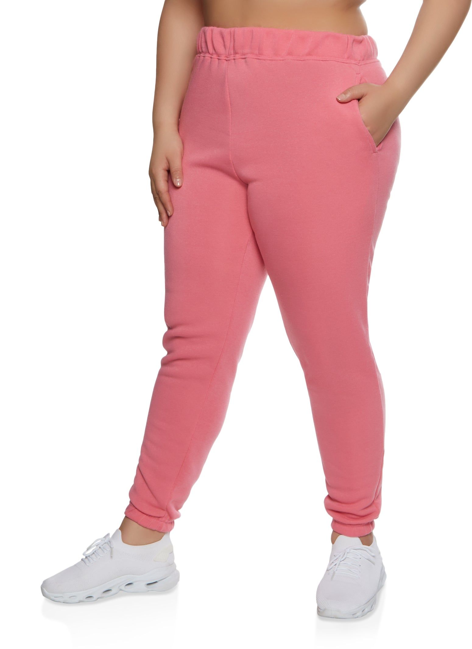 Plus Size Basic Fleece Sweatpants sold by Rainbow